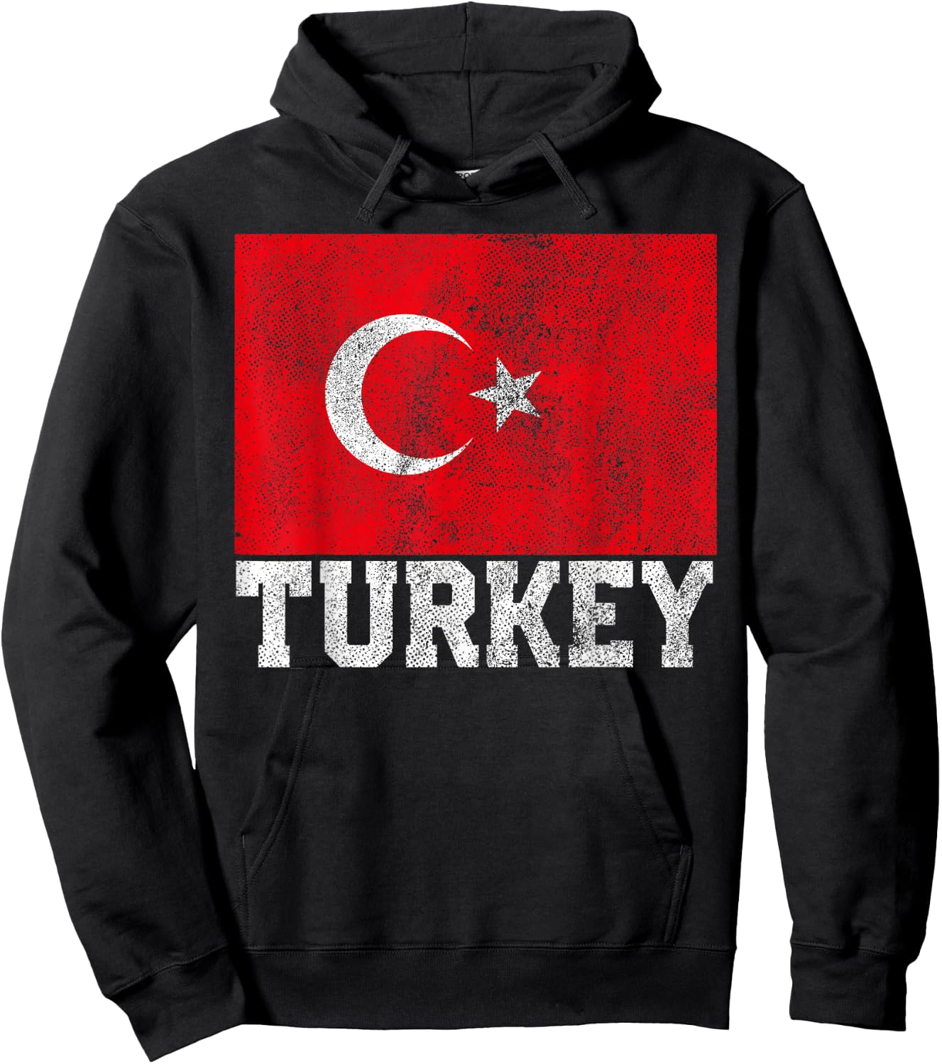 Turkey Flag National Pride Roots Country Matching Family Hoodie - Hoodie | Black