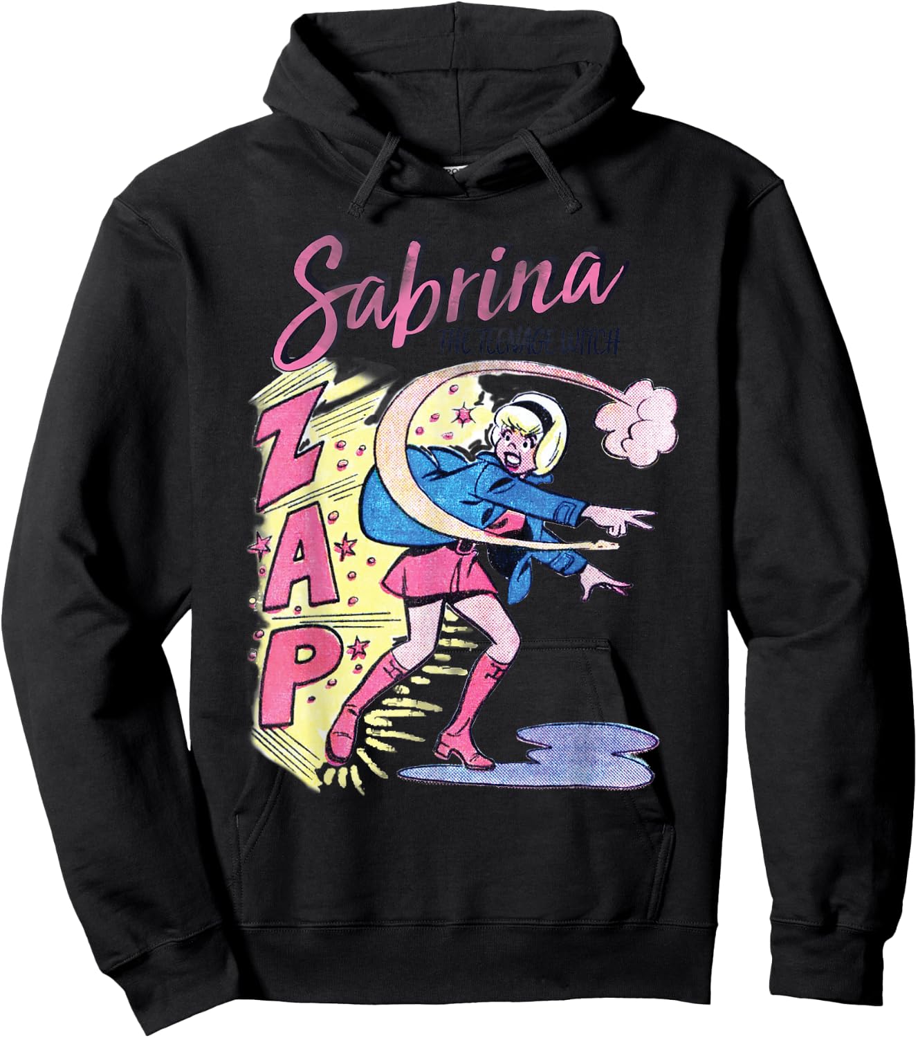Sabrina The Teenage Witch Vintage ZAP Hoodie - Hoodie | Black