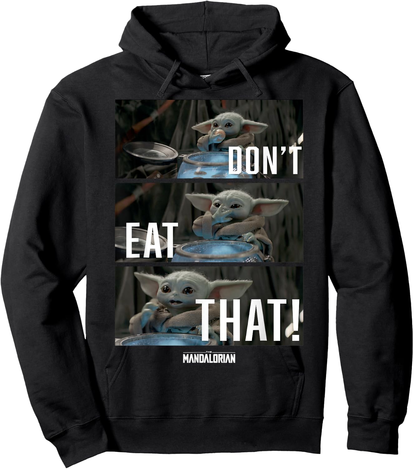 Star Wars: The Mandalorian The Child Don't Eat That R2 Hoodie - Hoodie | Black