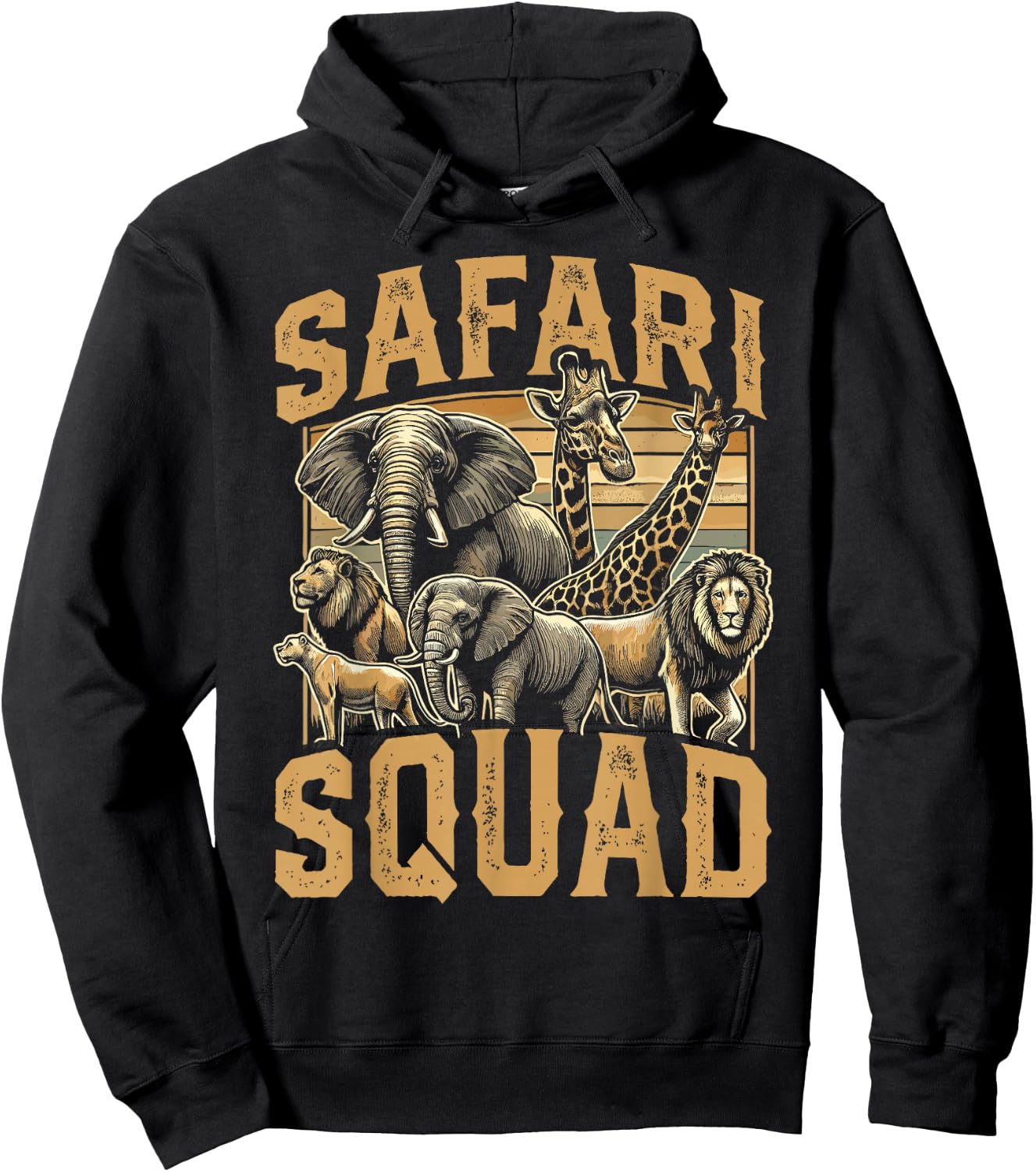 Safari Squad Zoo Hoodie - Hoodie | Black