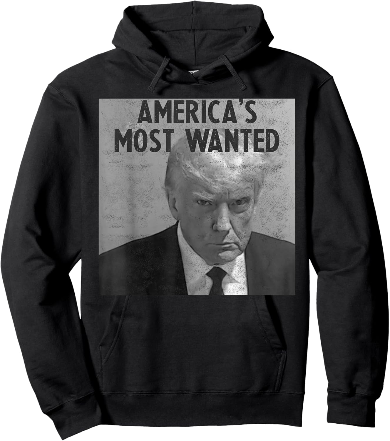 Thug Gangster Most Wanted - Trump Mugshot Hoodie - Hoodie | Black