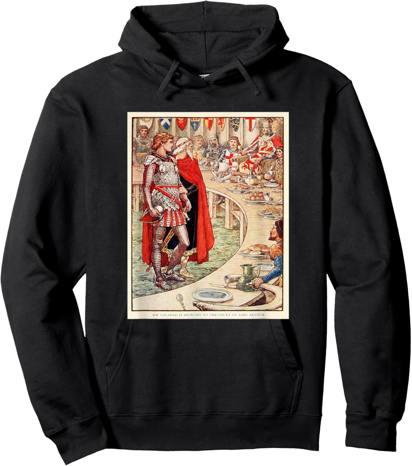 Knights of The Round Table & Sir Galahad Hoodie - Hoodie | Black