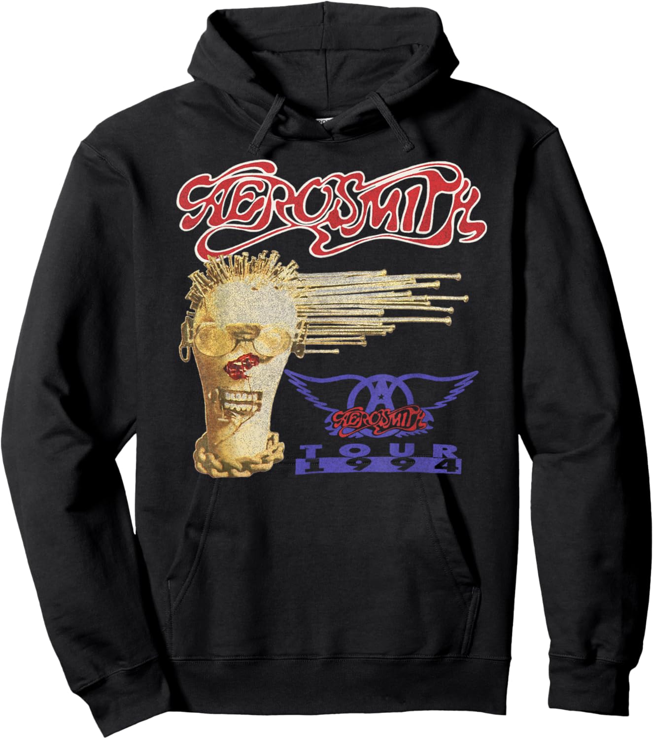 Aerosmith Amazon Exclusive - Get A Grip 1994 Tour Hoodie - Hoodie | Black