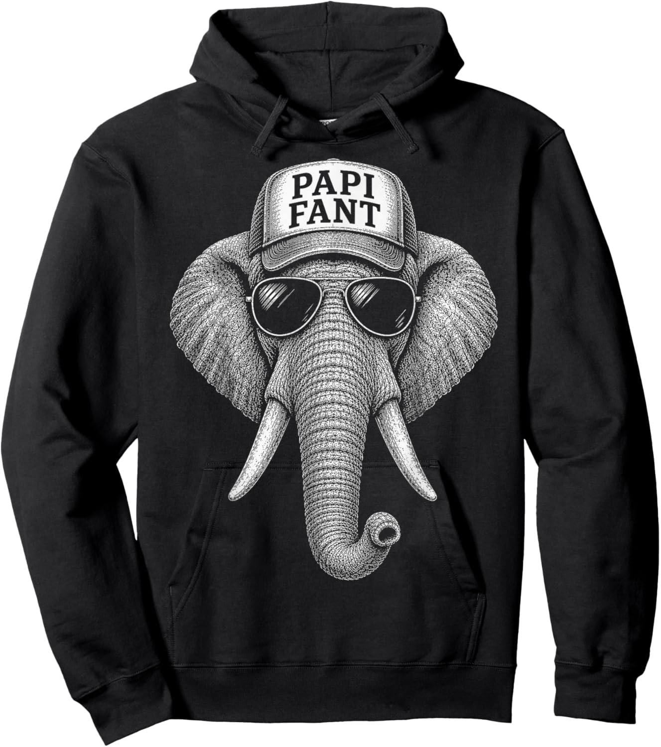 Papa Shirt Lustig Papa Geburtstag Vater Spruch Geschenk Papa Hoodie - Hoodie | Black