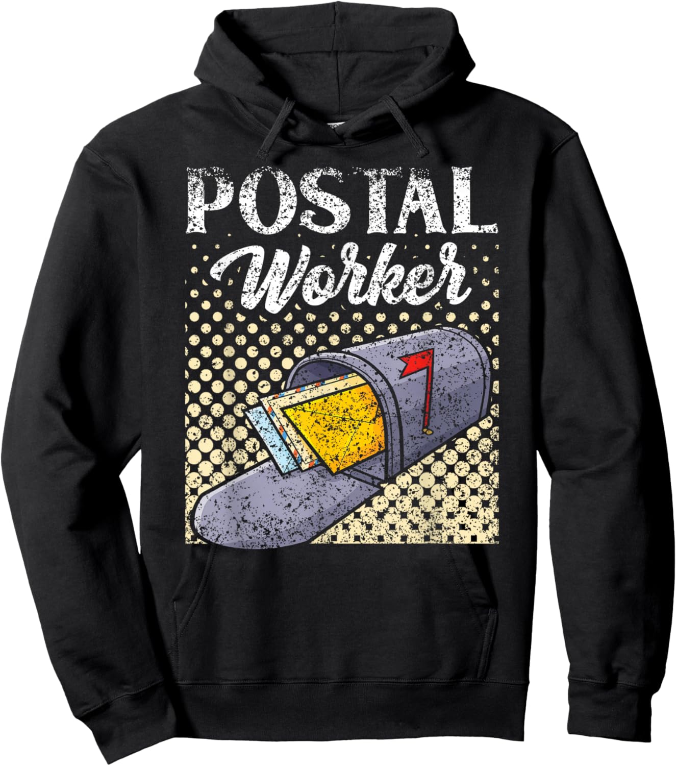 Postal Worker Mailman Mail Postman Courier Hoodie - Hoodie | Black