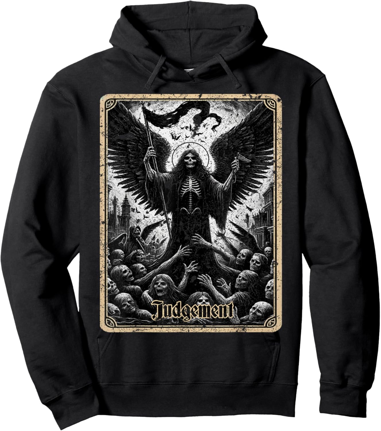Judgement Tarot Card Scary Hoodie - Hoodie | Black