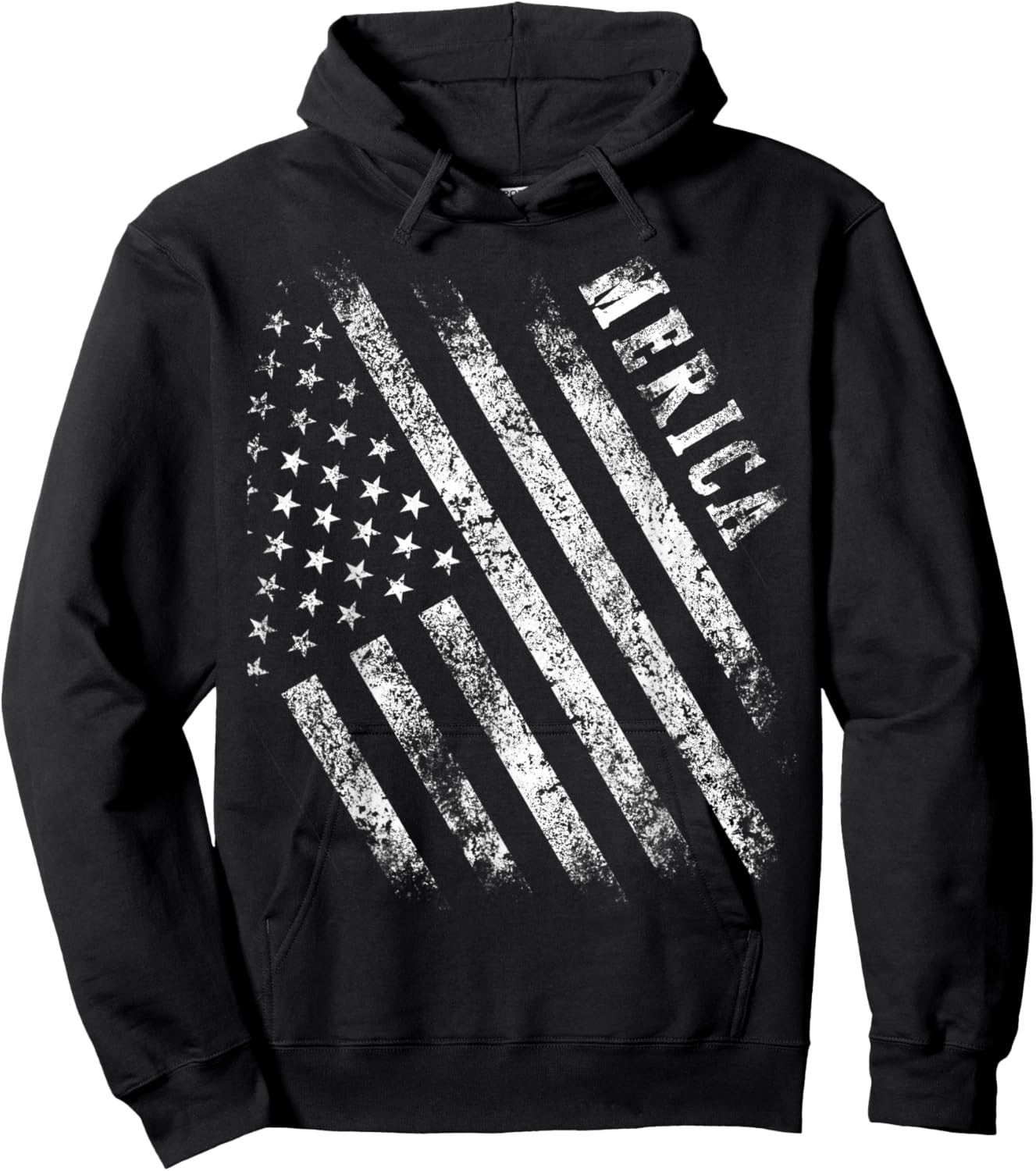 Merica Patriot American Flag USA 4th Of July Gifts Shirt Hoodie - Hoodie | Black