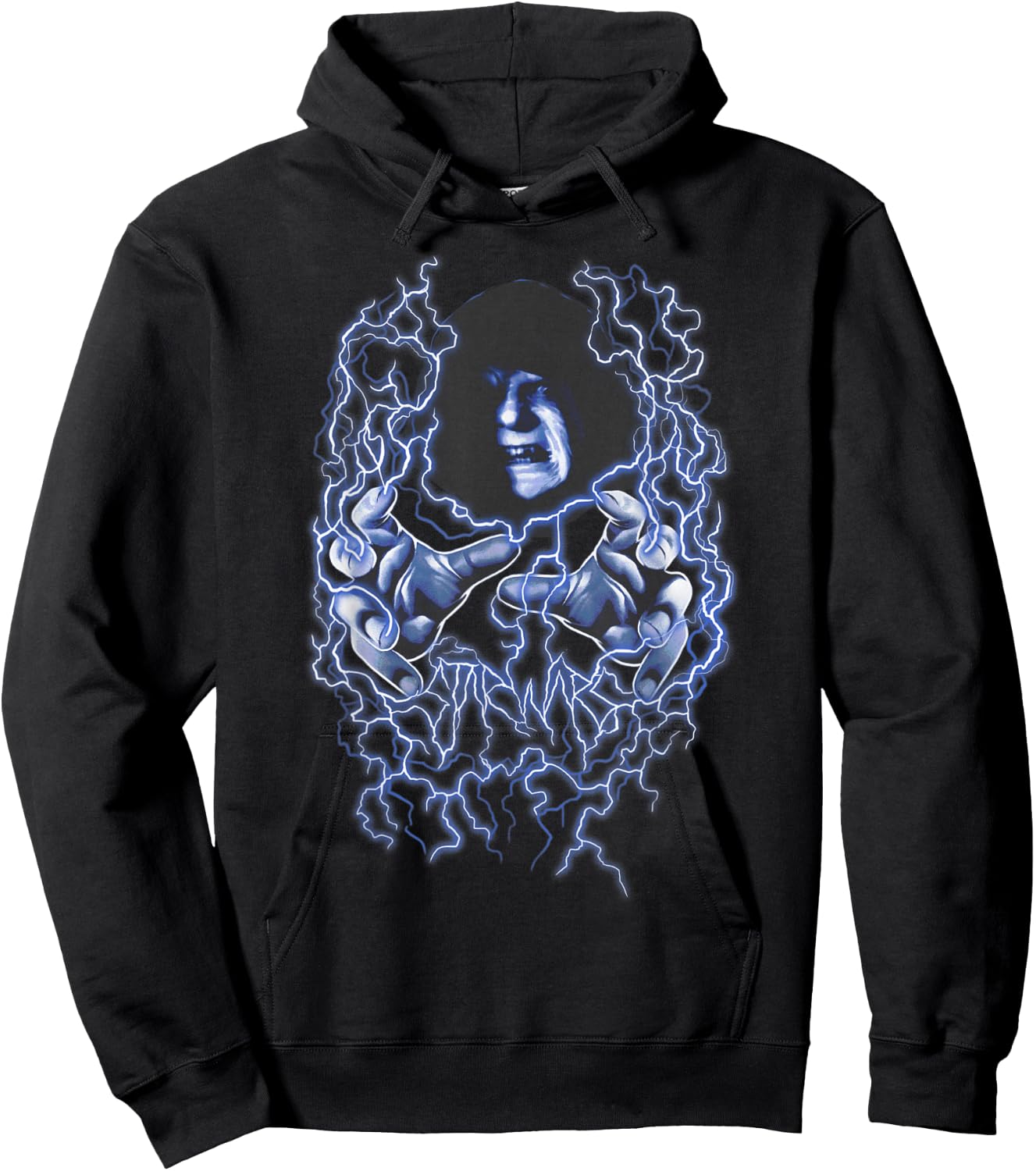 Star Wars Emperor Palpatine Electricity Shock Portrait Hoodie - Hoodie | Black
