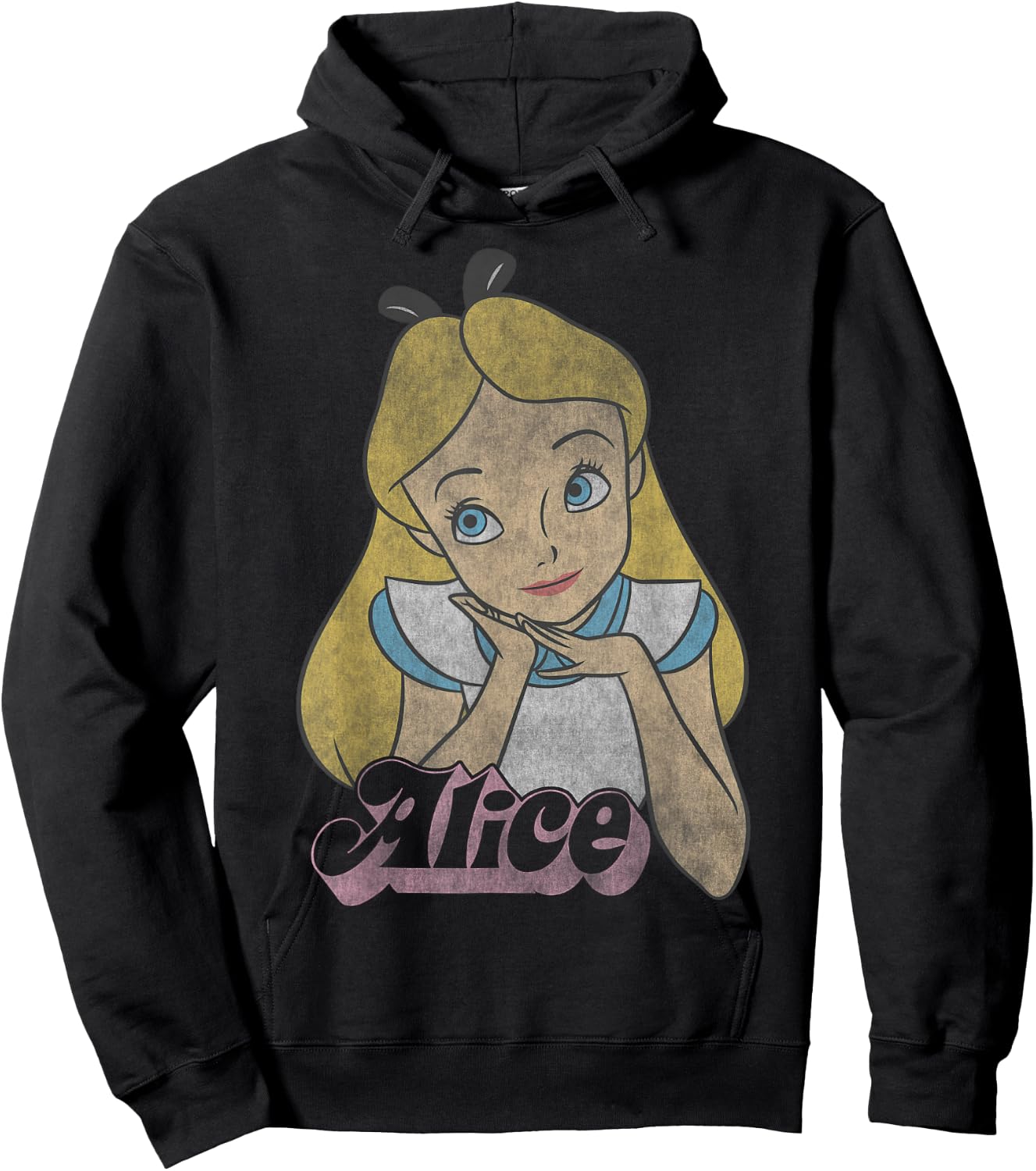 Disney Alice in Wonderland Alice Simple Portrait Hoodie - Hoodie | Black