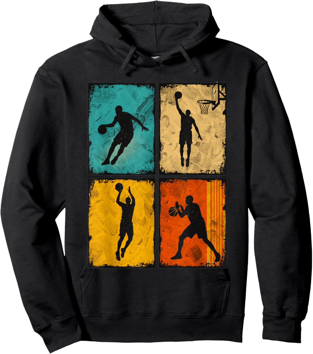 Cool Basketball Player Boys Kids Men Basketball Hoodie - Hoodie | Black