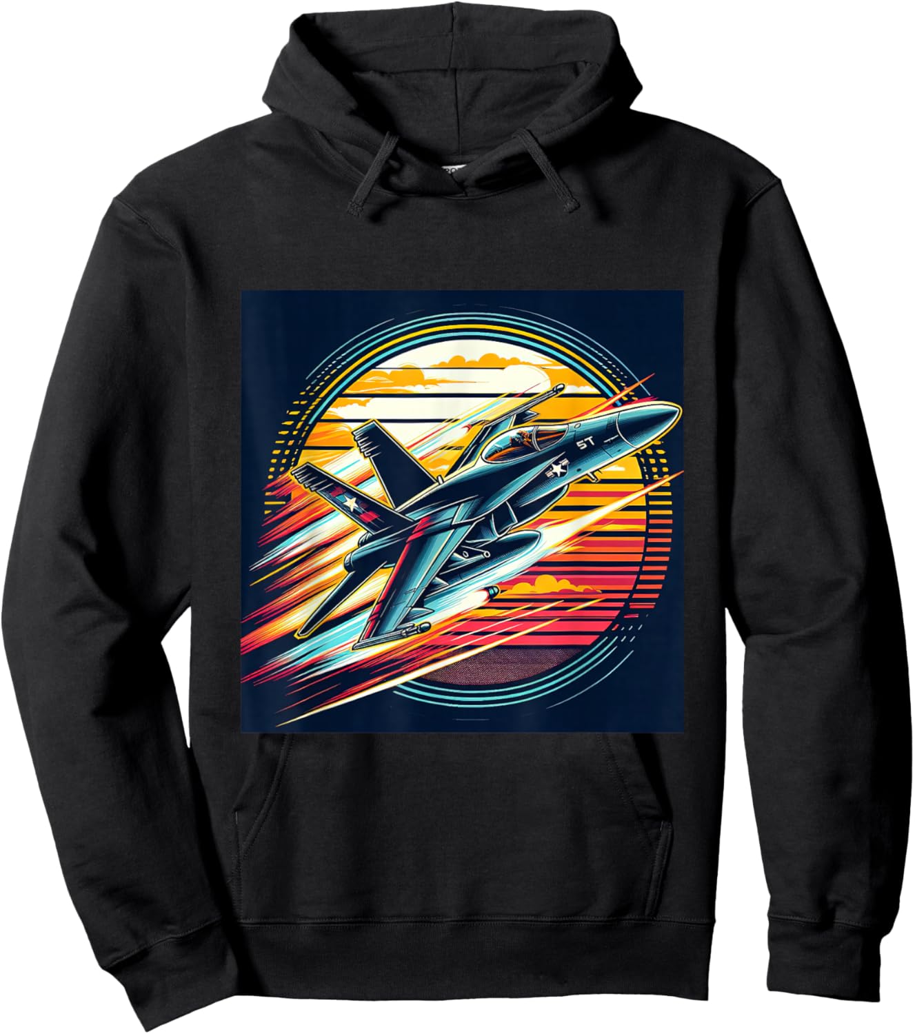 F18 F/A-18 Super Hornet Fighter Jet Naval Aviation Pilot Hoodie - Hoodie | Black