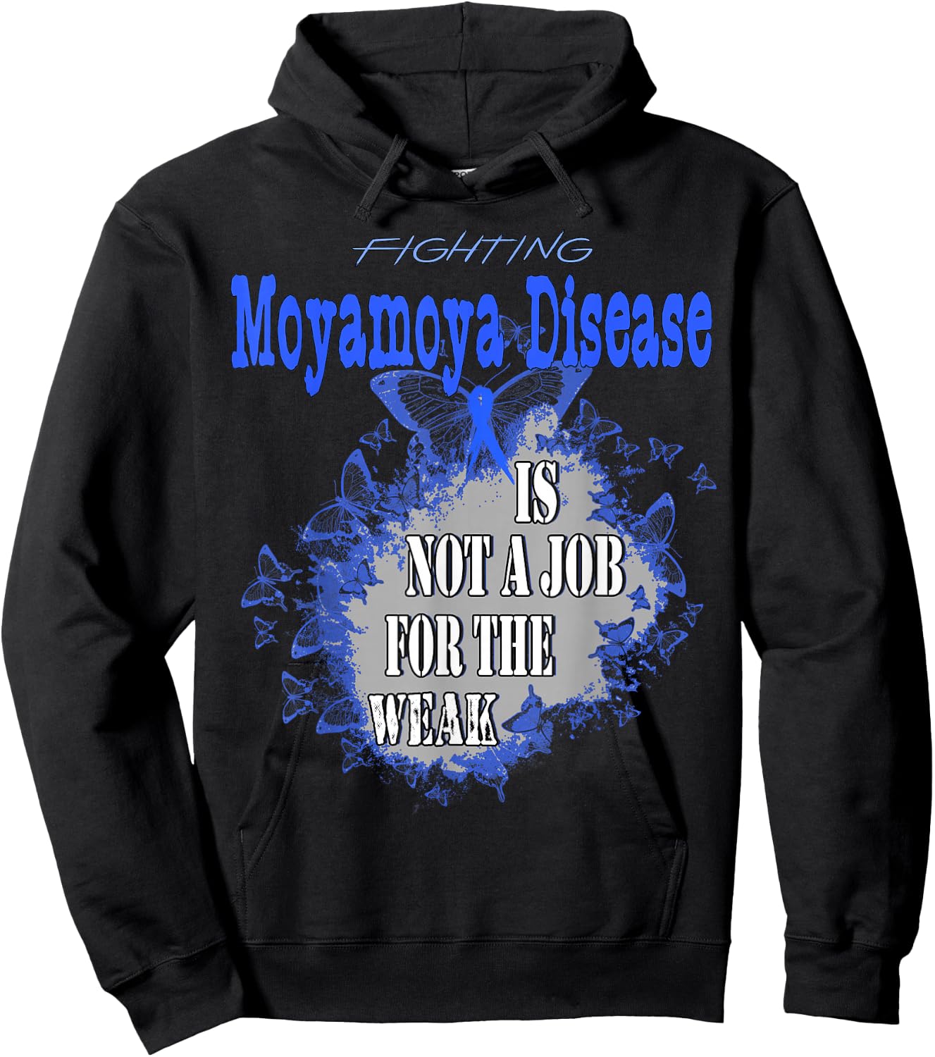 Moyamoya Disease Awareness Hoodie - Hoodie | Black