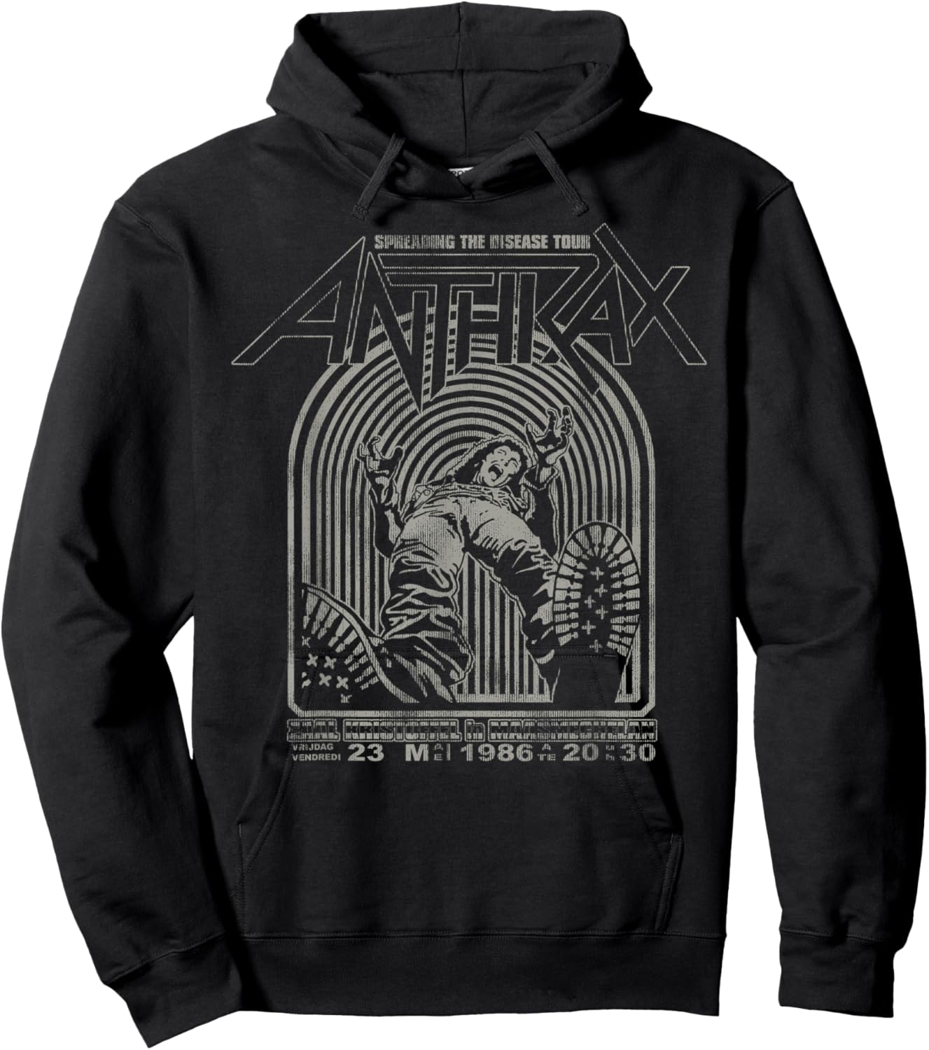Anthrax Spreading The Disease Hoodie - Hoodie | Black