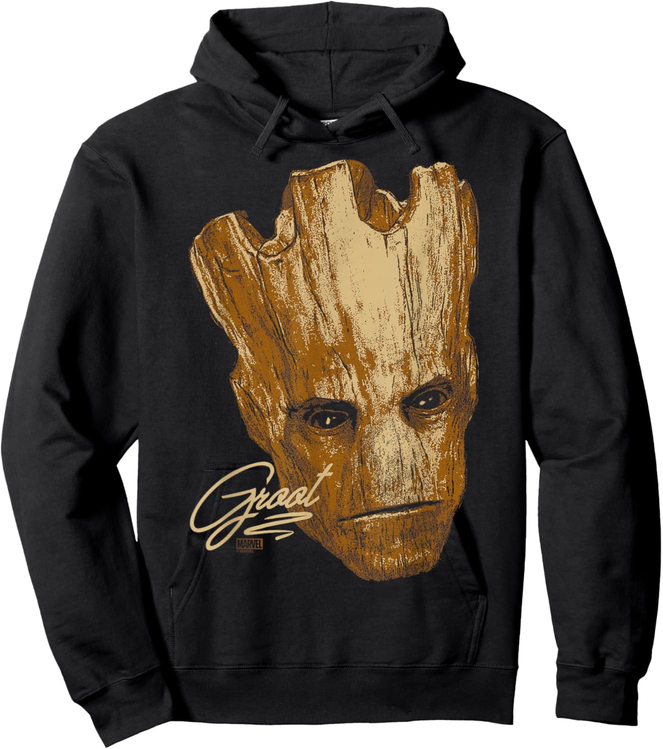Guardians of The Galaxy - Groot Portrait Hoodie - Hoodie | Black