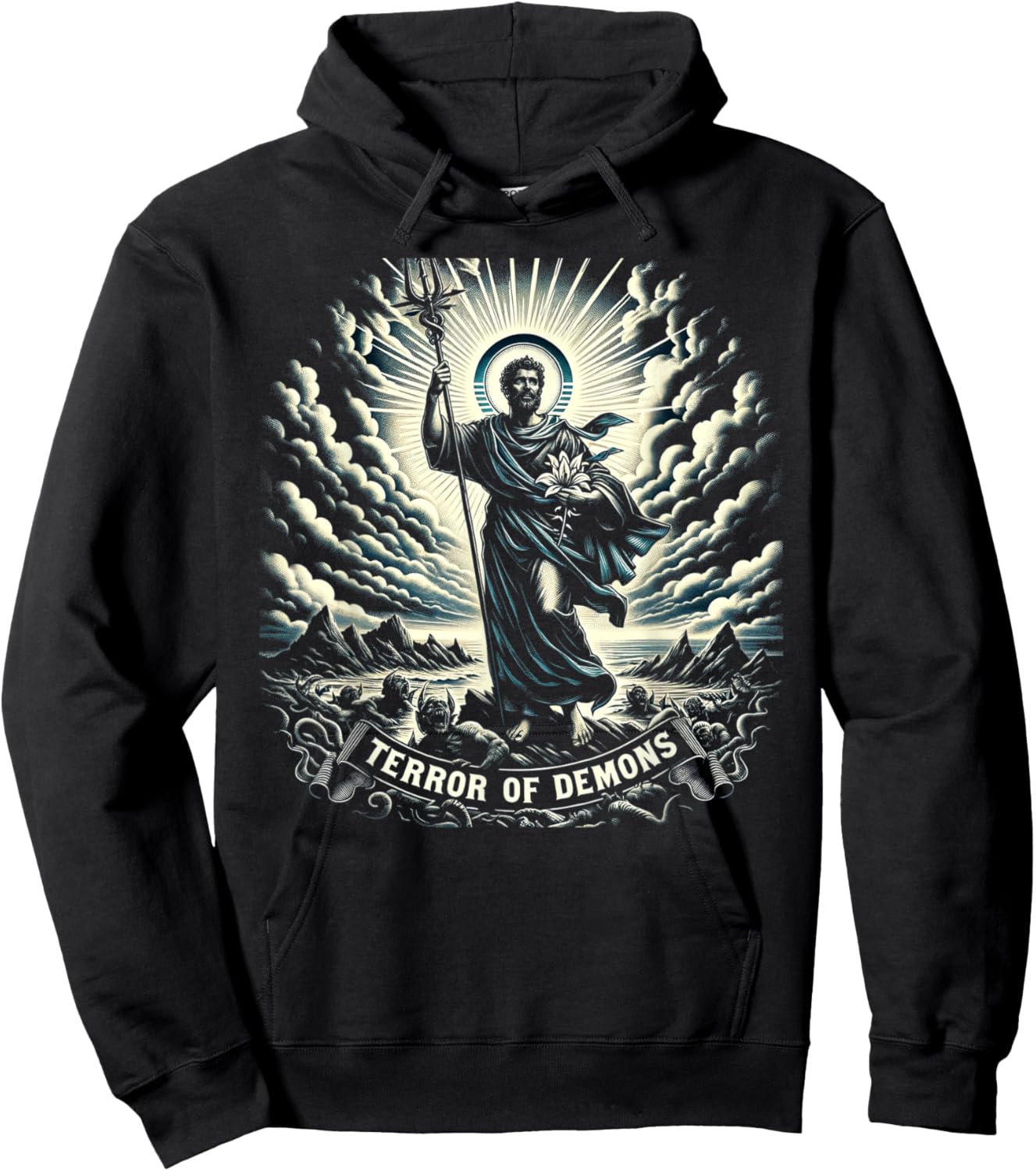 Saint Joseph Catholic Father And Worker Hoodie - Hoodie | Black