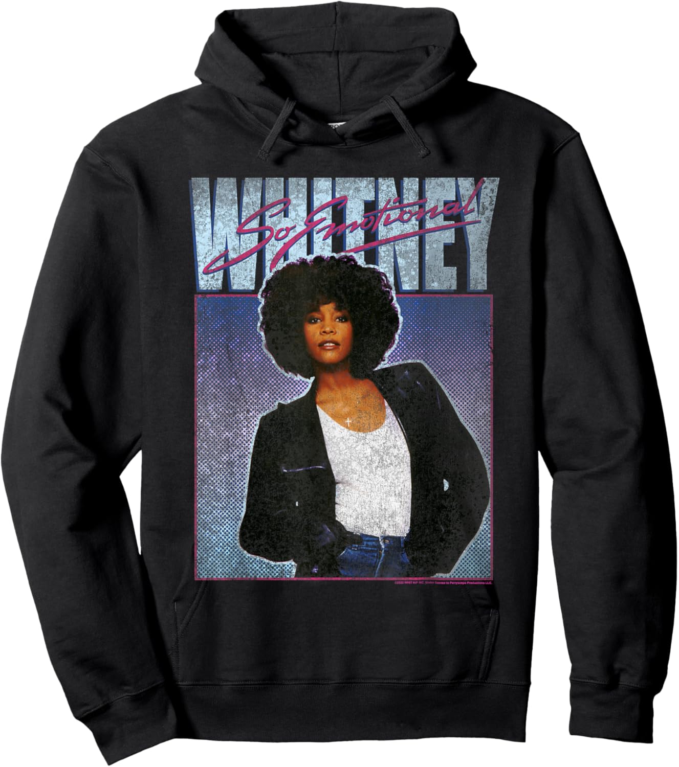 Whitney Houston So Emotional Hoodie - Hoodie | Black
