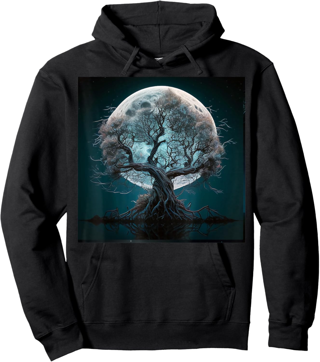 Yoga Meditation Celtic Gifts for Spiritual People Tree of Life Symbol Celtic Tree Yggdrasil Adult Black Small Hoodie - Hoodie | Black