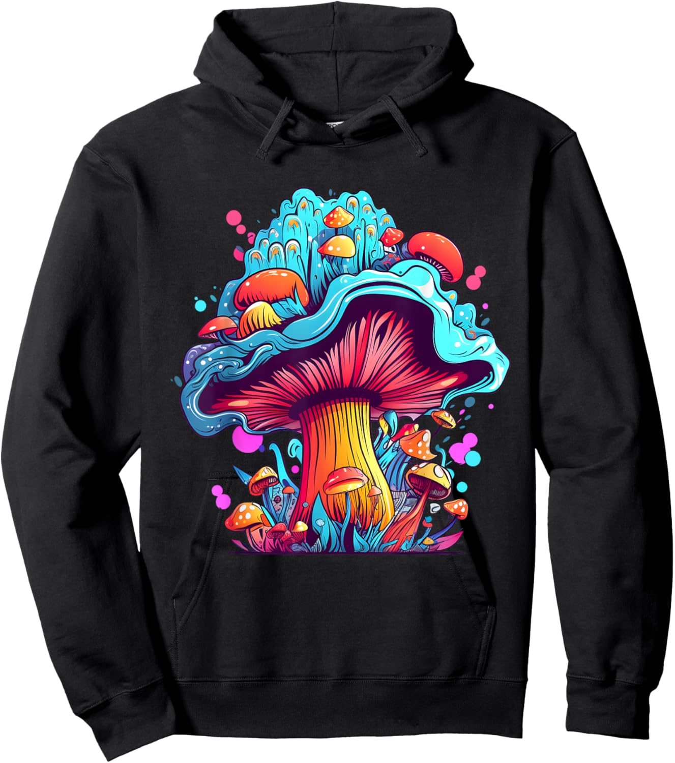 Aesthetic Fungi Mushroom Lover Men Mycology Fungus Hoodie - Hoodie | Black
