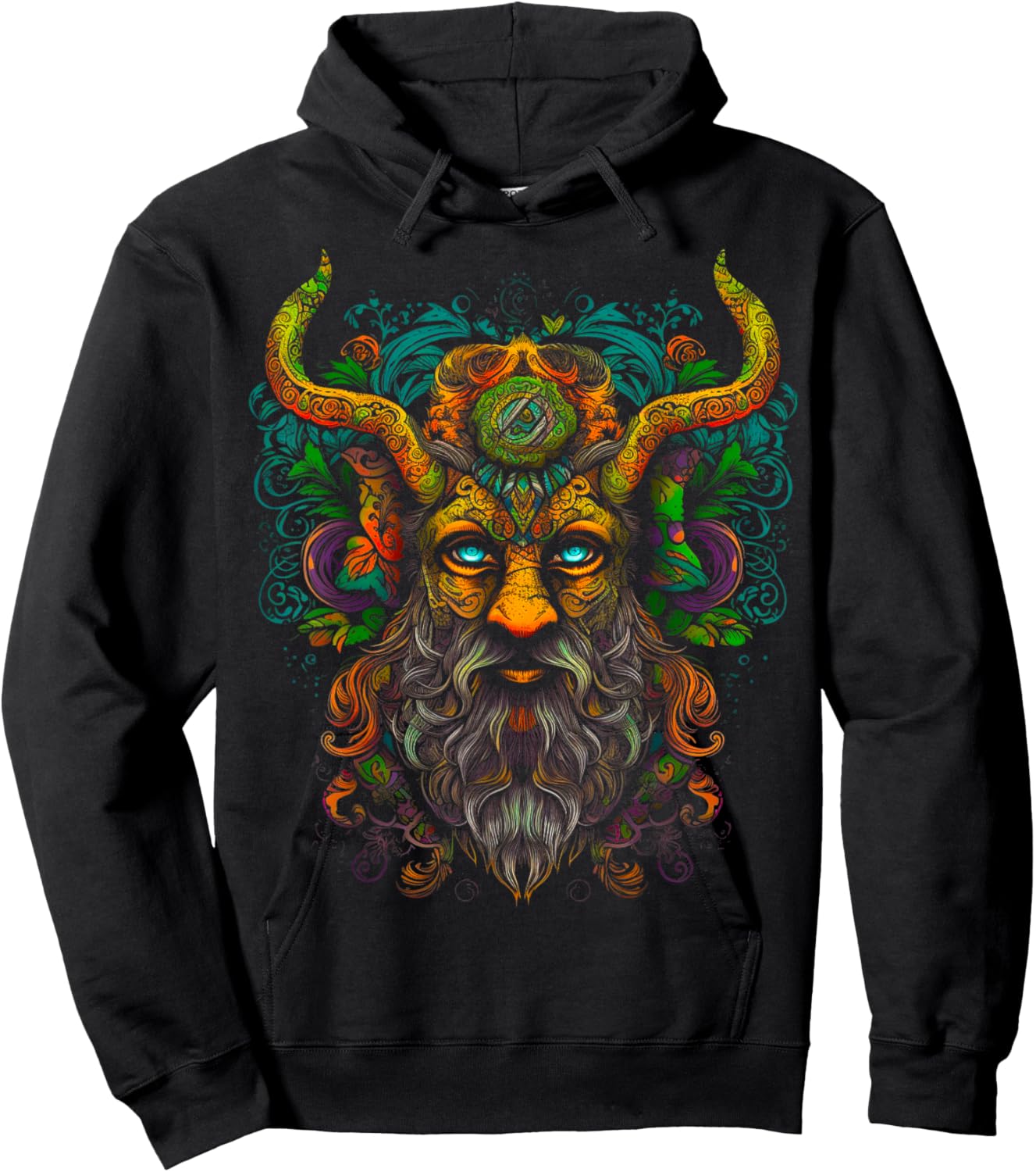 Cernunnos Celtic Mythology Gaelic God of Nature Hoodie - Hoodie | Black