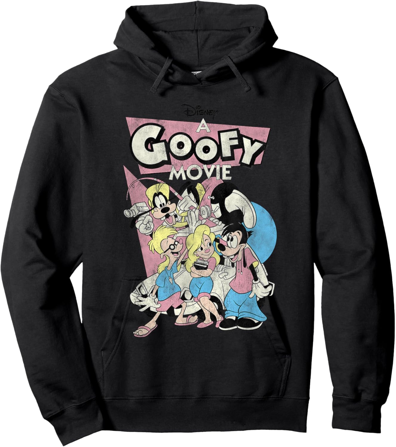 Disney A Goofy Movie , Black, S Hoodie - Hoodie | Black