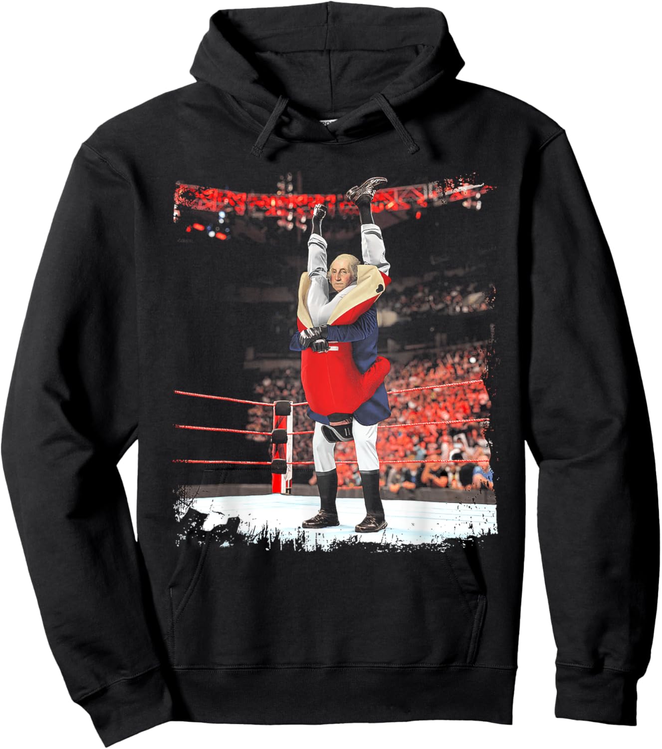 George Washington Wrestling Hoodie - Hoodie | Black