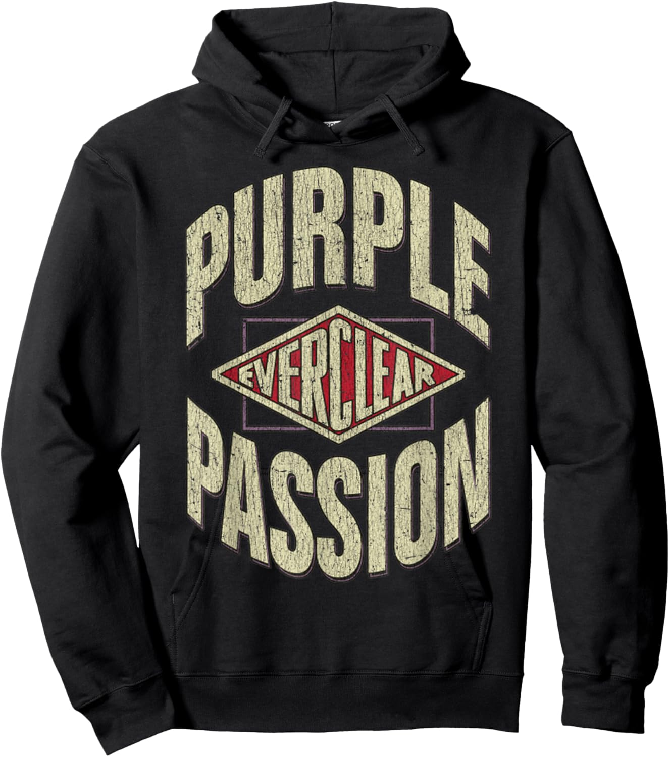 Vintage Funny Purple Passion Retro Alcohol Bar Drinking Hoodie - Hoodie | Black