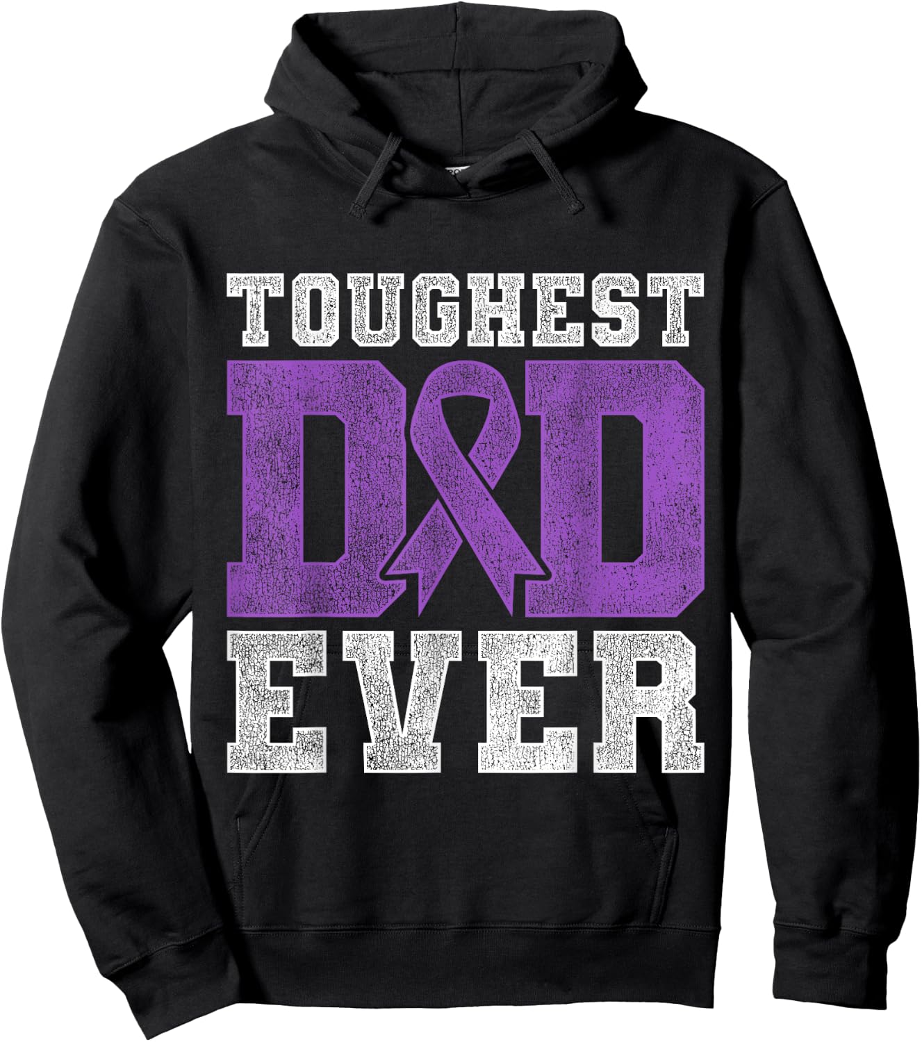 Pancreatic Cancer Survivor Dad Gift Pancreatic Cancer Hoodie - Hoodie | Black