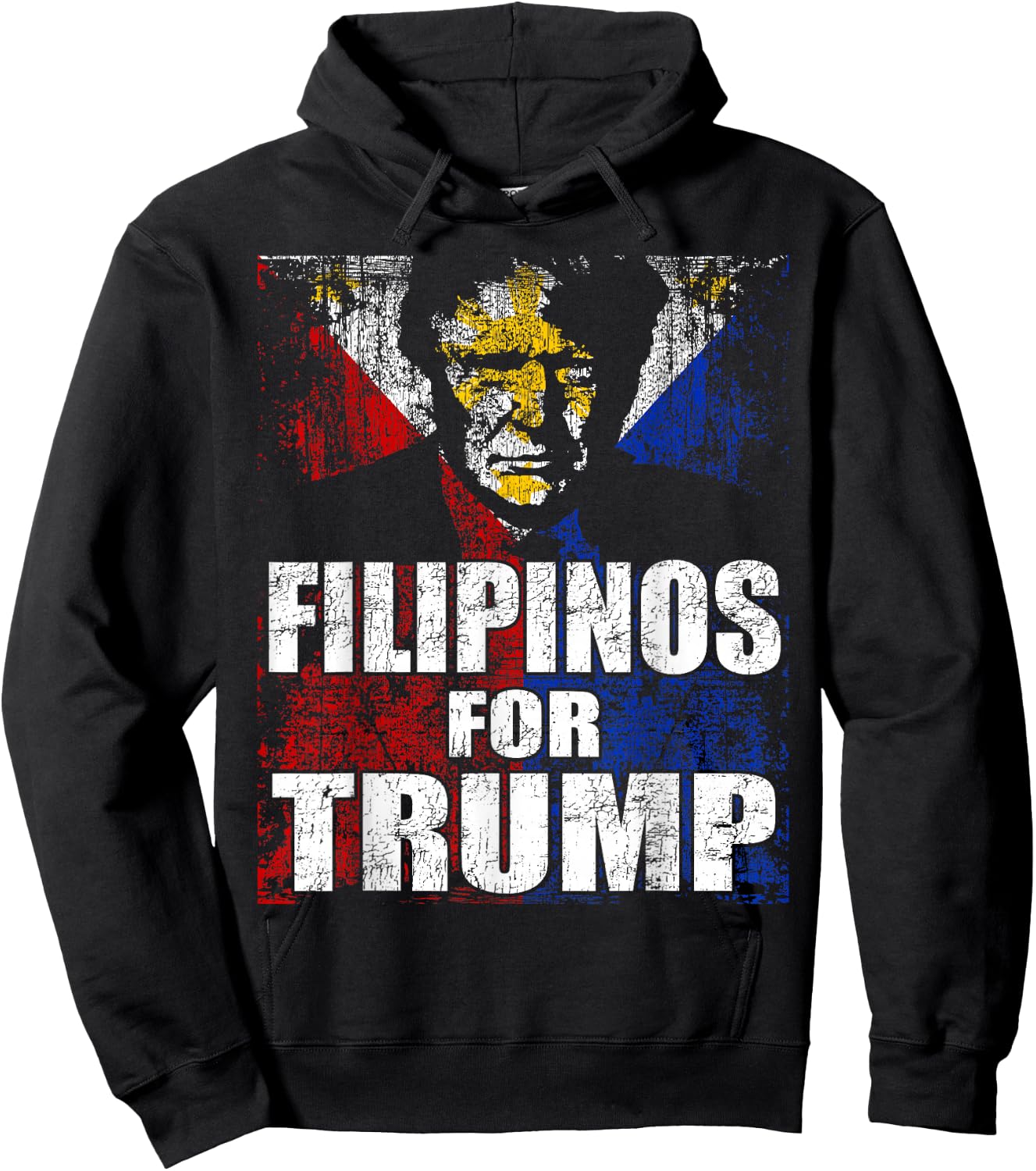 Filipinos For Trump Hoodie - Hoodie | Black