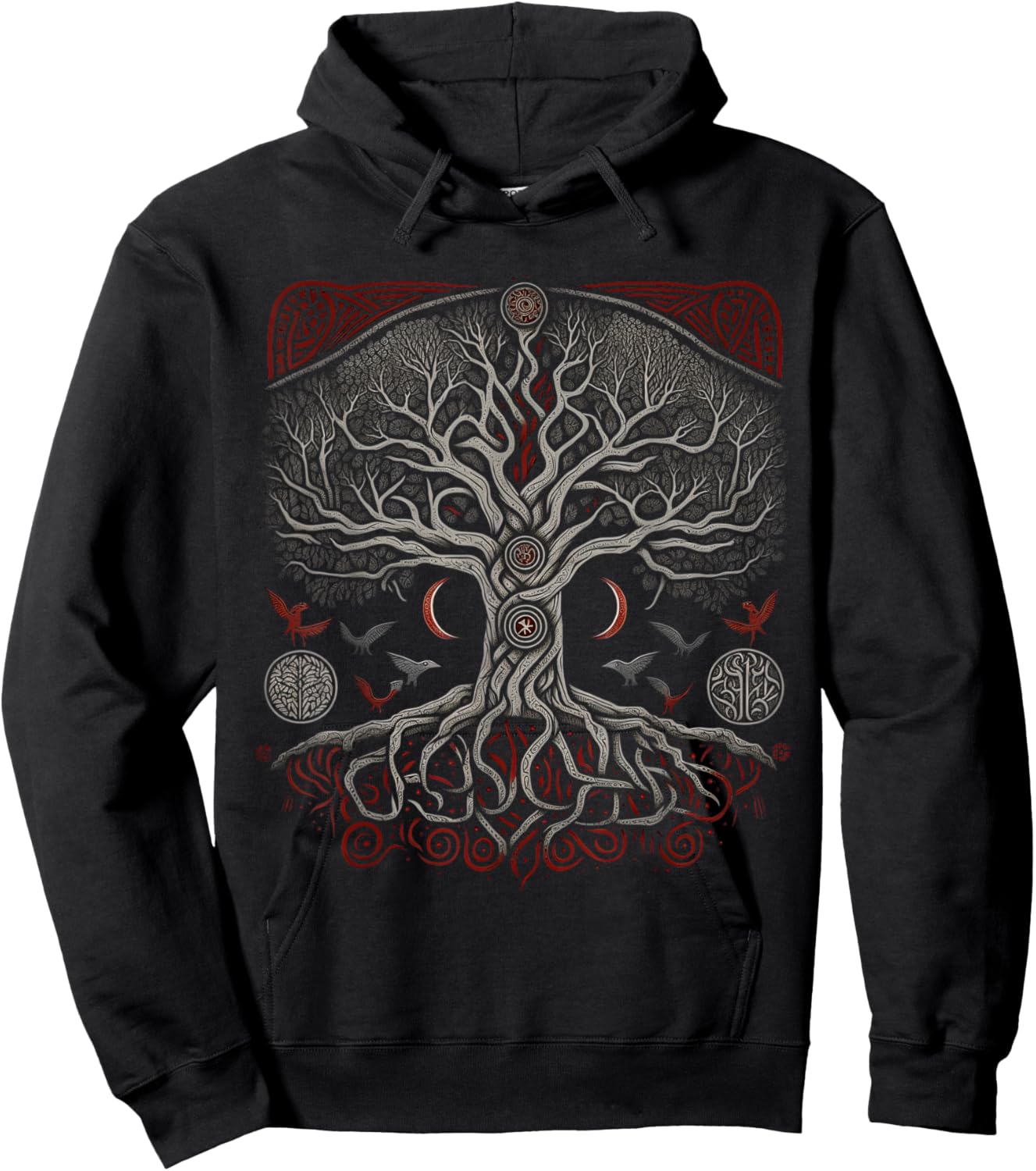 Tree of Life Viking Midgard Thor Walhalla Hoodie - Hoodie | Black