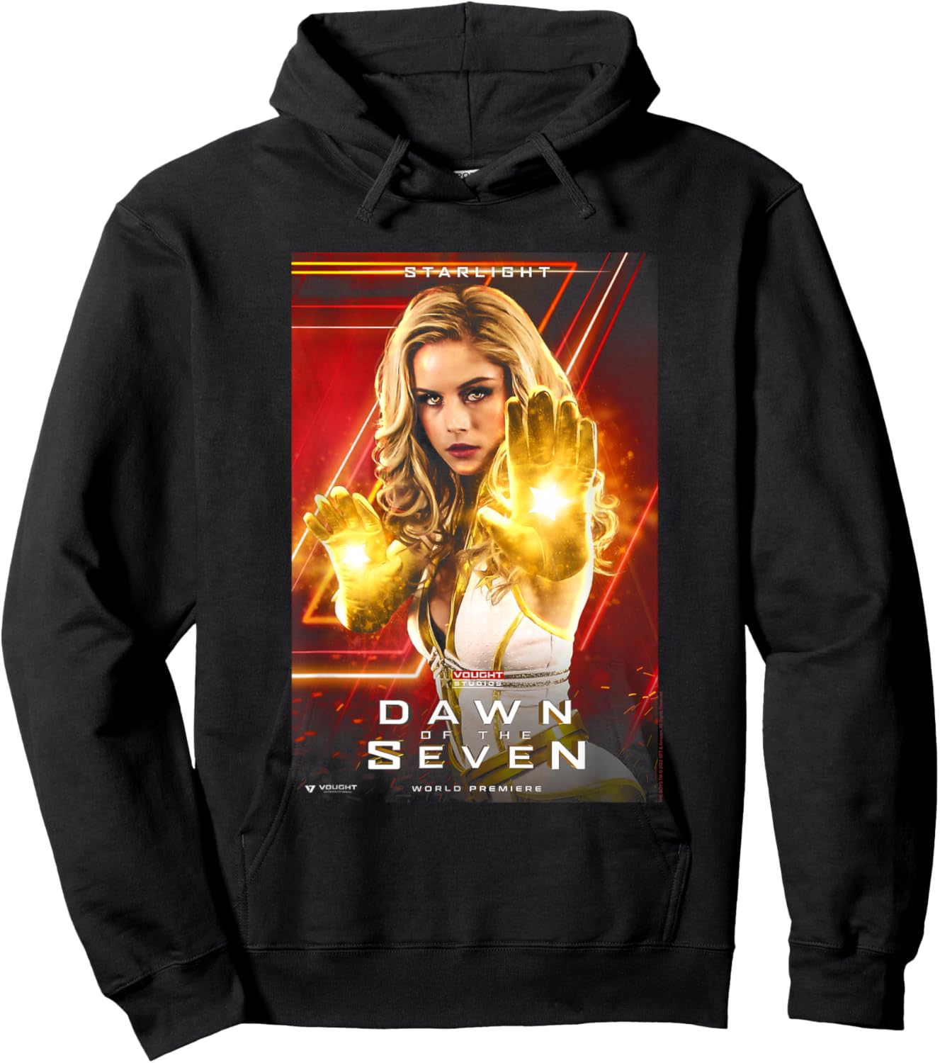 The Boys Starlight Vought Poster Hoodie - Hoodie | Black
