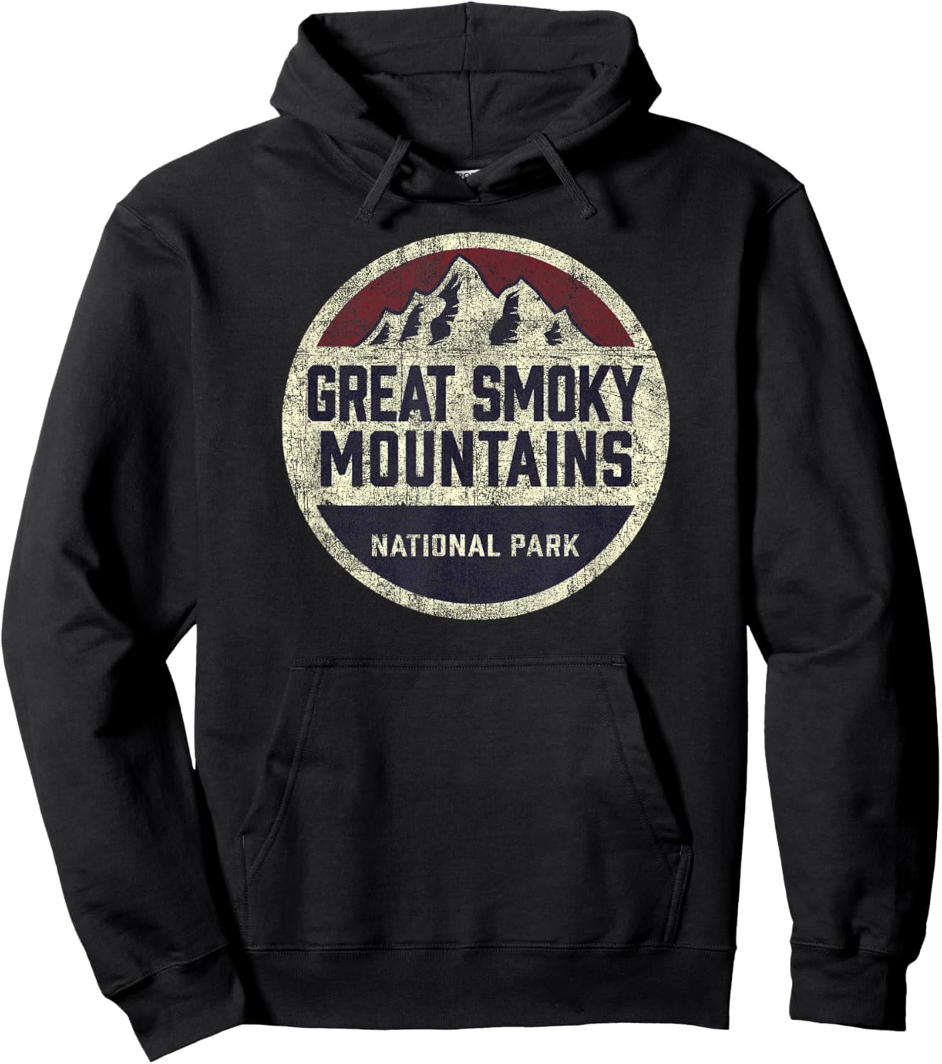 Great Smoky Mountains National Park Shirt Kids Vintage Hoodie - Hoodie | Black