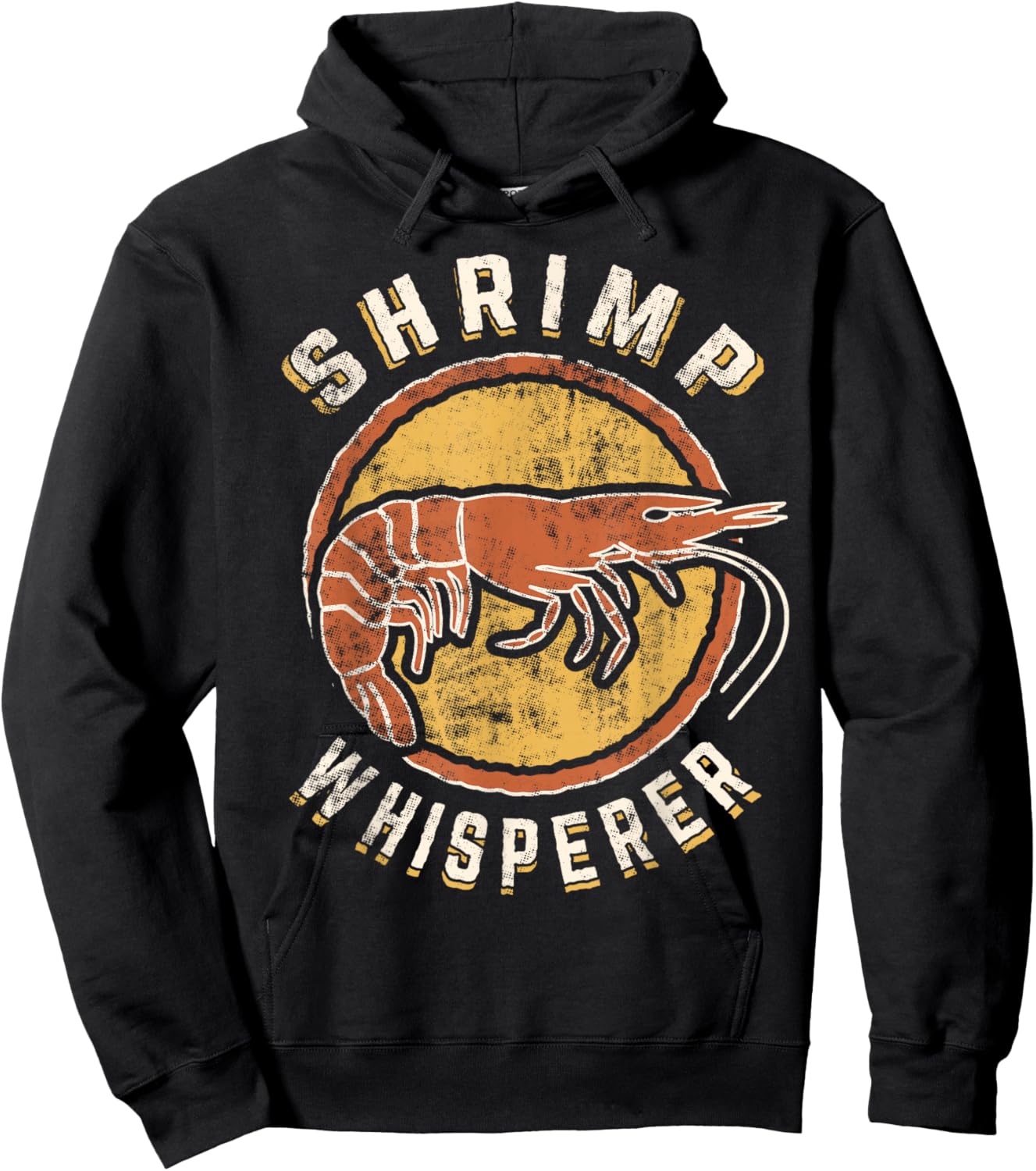 Shrimp Whisperer Vintage Classic Retro Animal Love Hoodie - Hoodie | Black