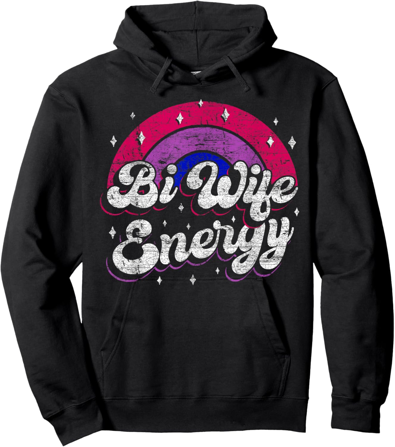 Bi Wife Energy Hoodie - Hoodie | Black