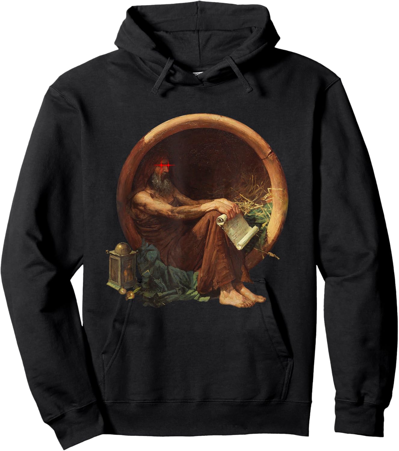 Diogenes gets Triggered - Mad Philosopher Hoodie - Hoodie | Black