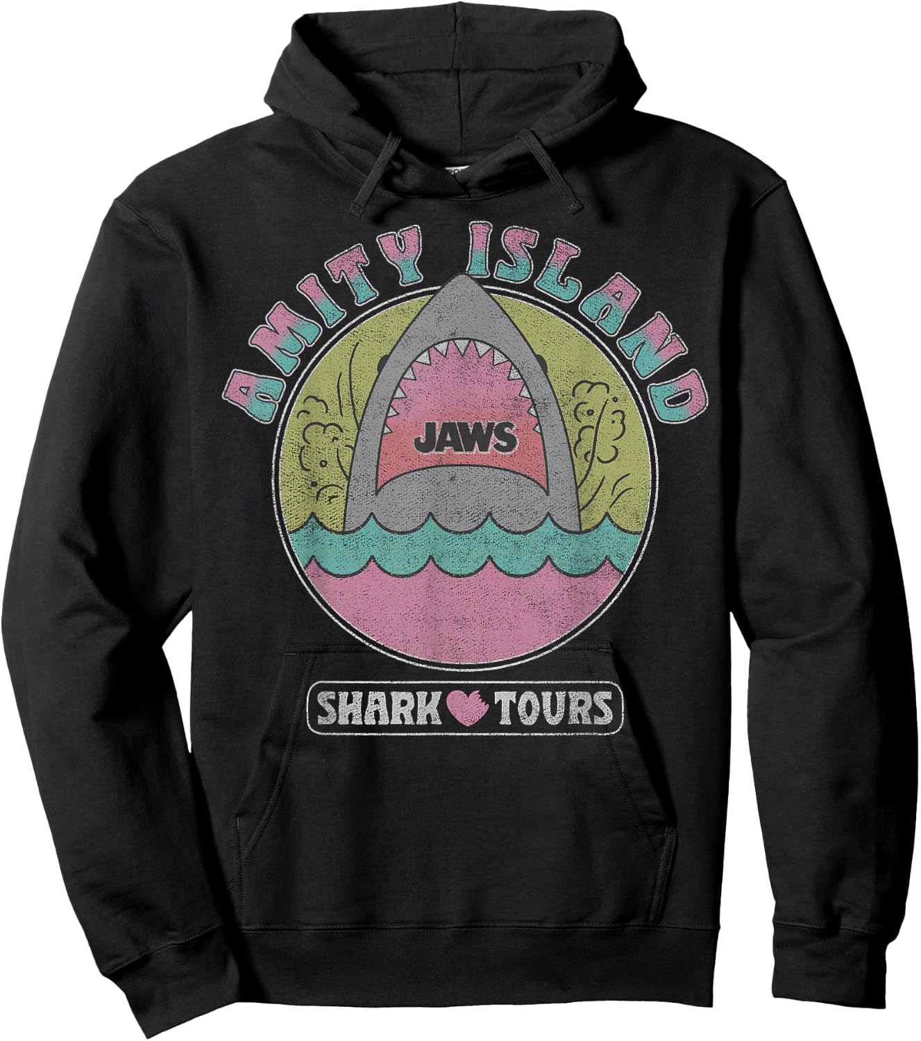 Jaws Amity Island Shark Tours Hoodie - Hoodie | Black