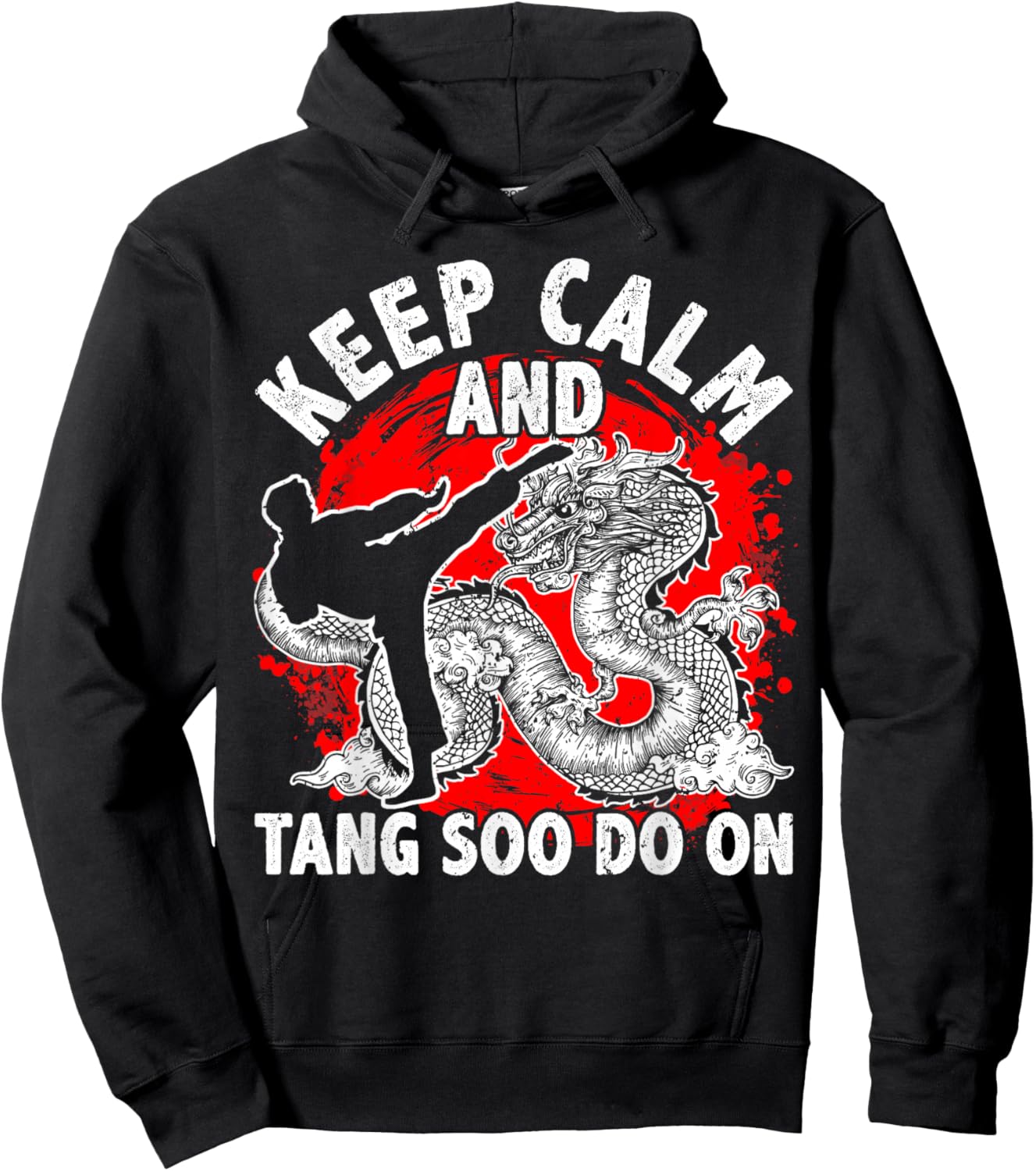Tang Soo Do, Keep Calm And Tang Soo Do On, Martial Arts Hoodie - Hoodie | Black