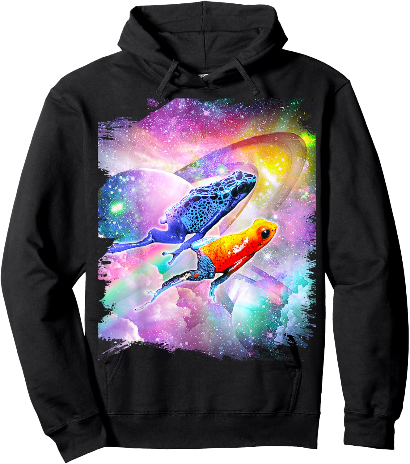Poison Arrow Frog in Space Hoodie - Hoodie | Black