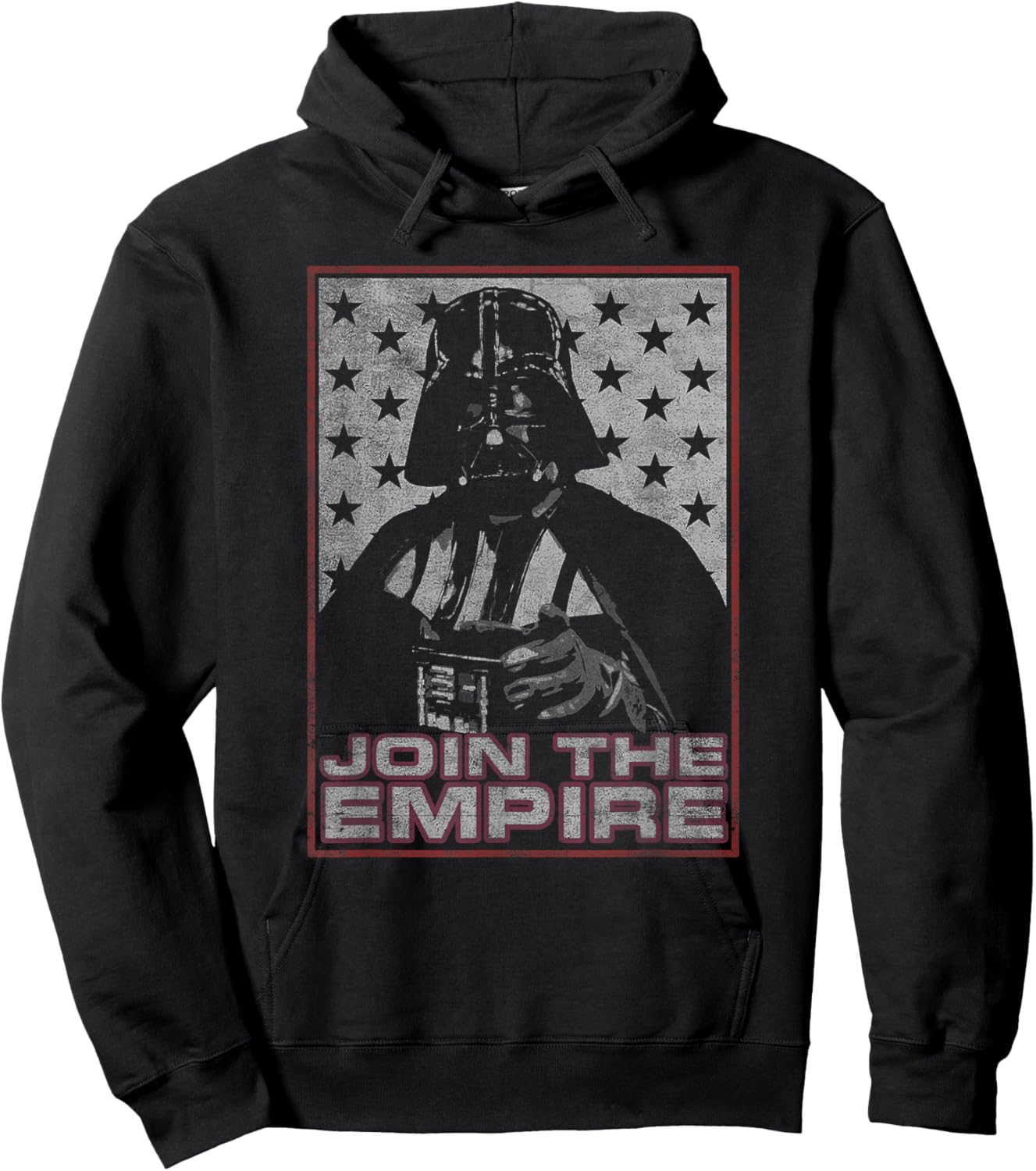 Star Wars Classic Join The Empire Darth Vader Distressed Ad Hoodie - Hoodie | Black