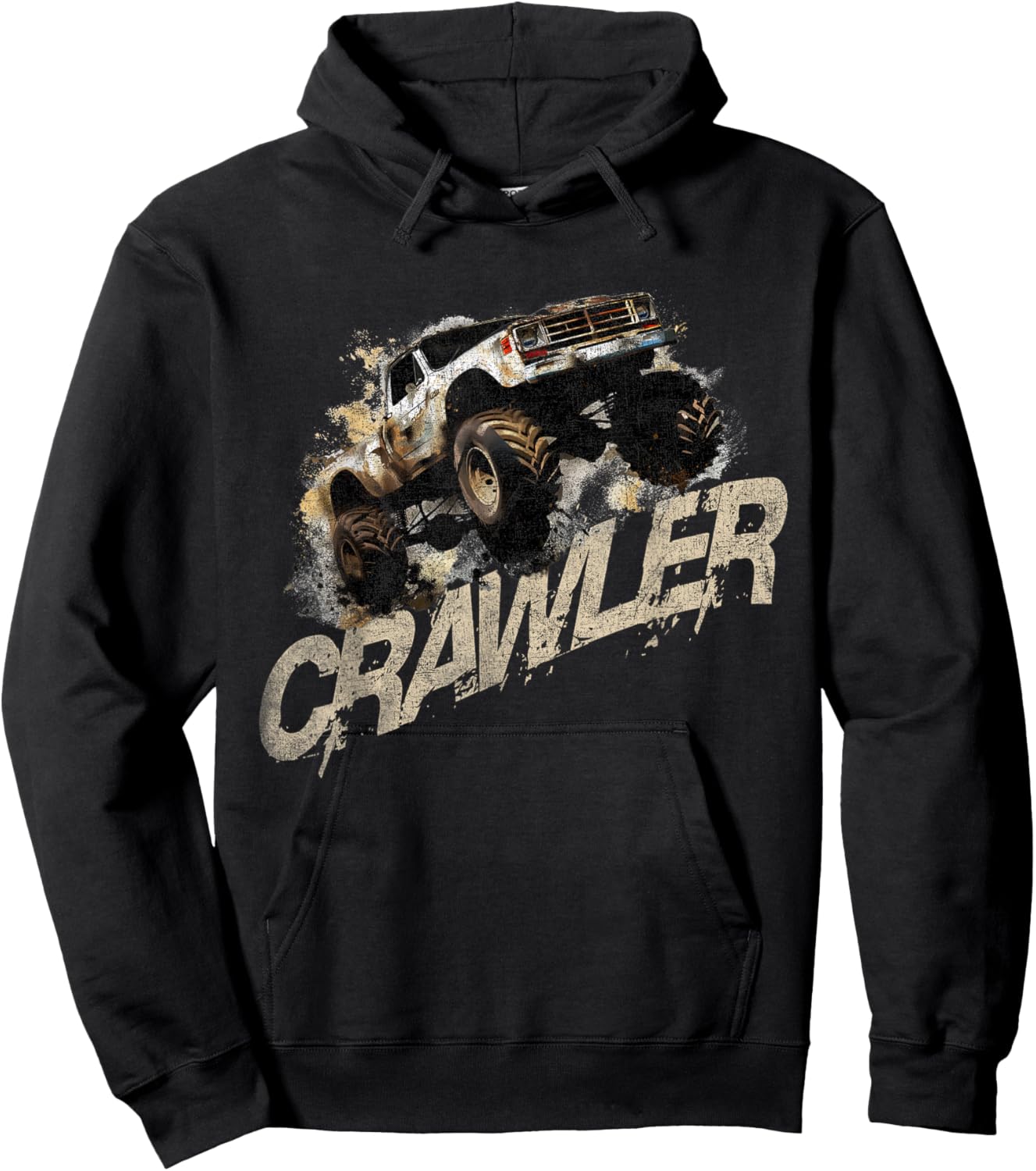 Crawler Rc Car Rock Scaler Scale Rc Offroad Truck Clawling Hoodie - Hoodie | Black