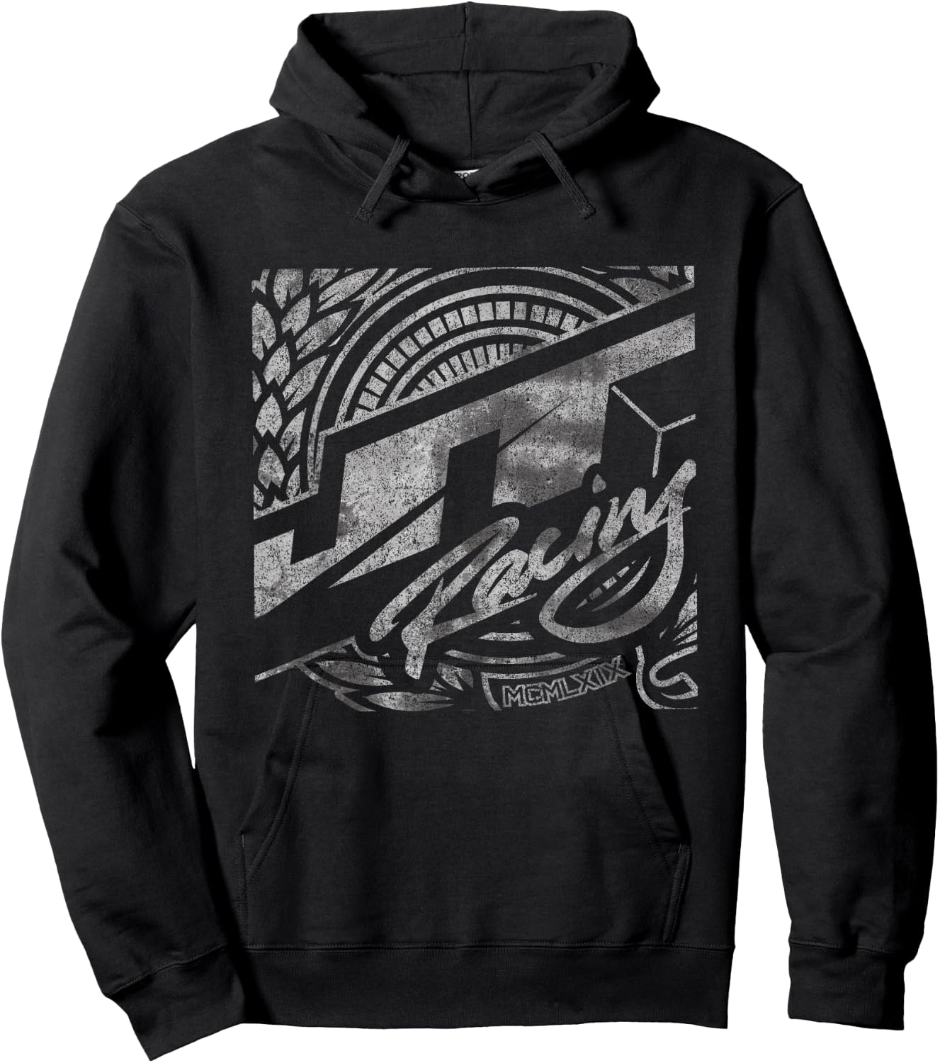 JT Racing 1969 Silver Logo Hoodie - Hoodie | Black