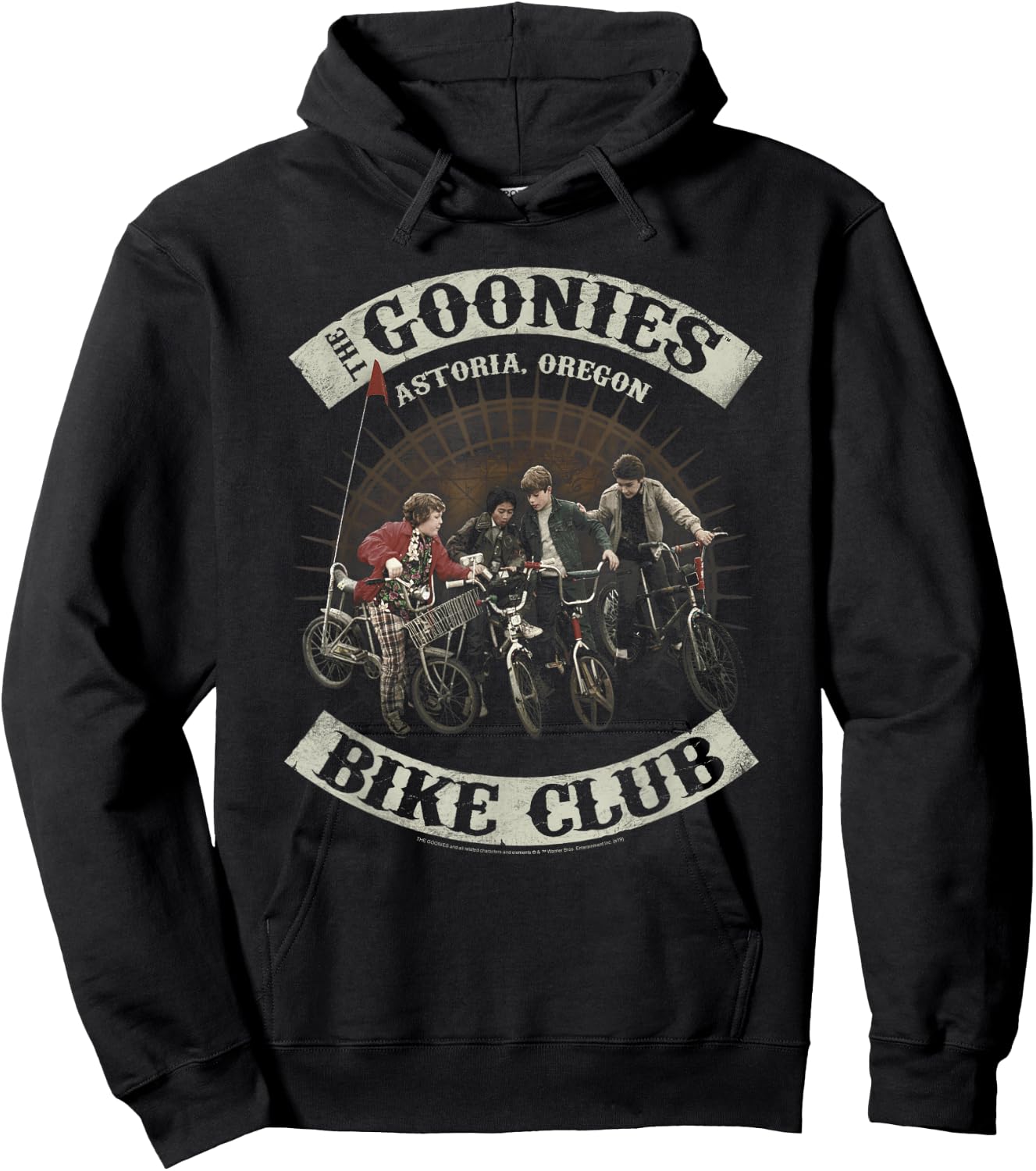 The Goonies Bike Club Hoodie - Hoodie | Black