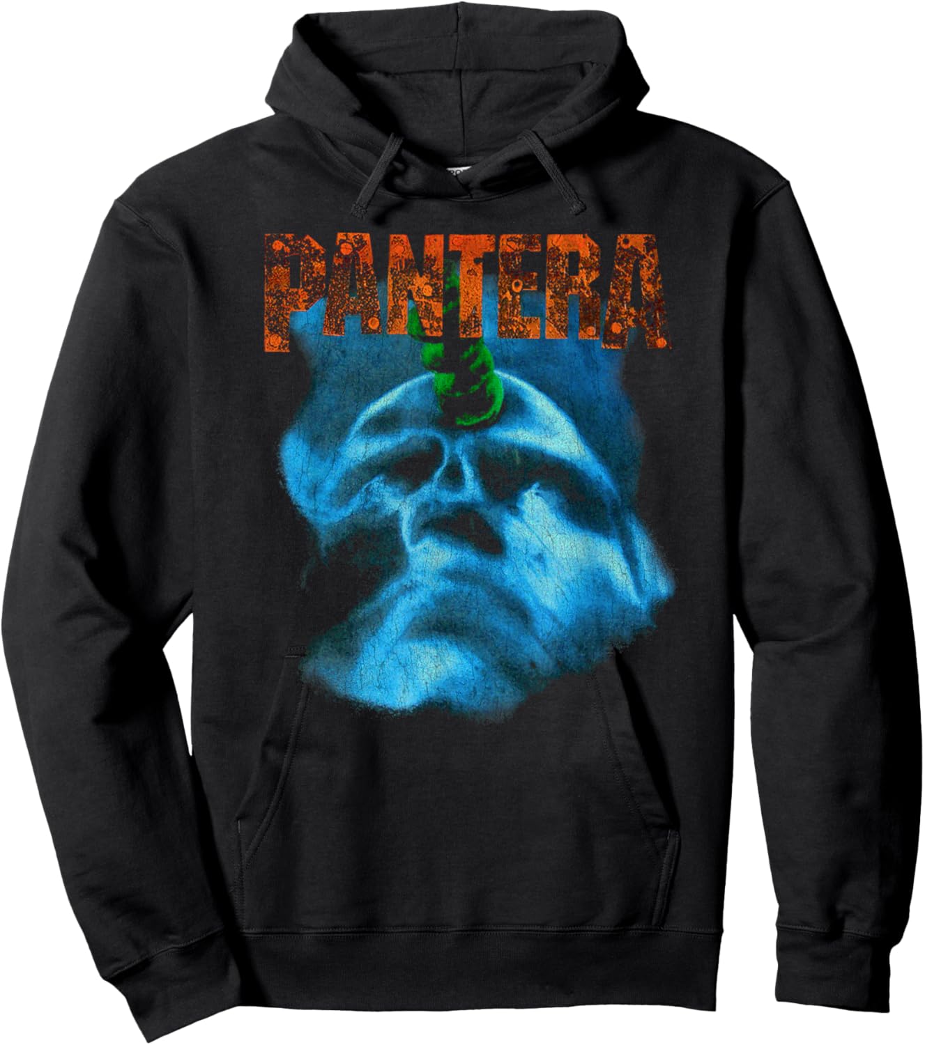 Pantera Herren Vintage Far Beyond Driven Schwarz S EU 38/40 V-Ausschnitt Halbarm Klassische Passform Einfarbig 100% Baumwolle Hoodie - Hoodie | Black