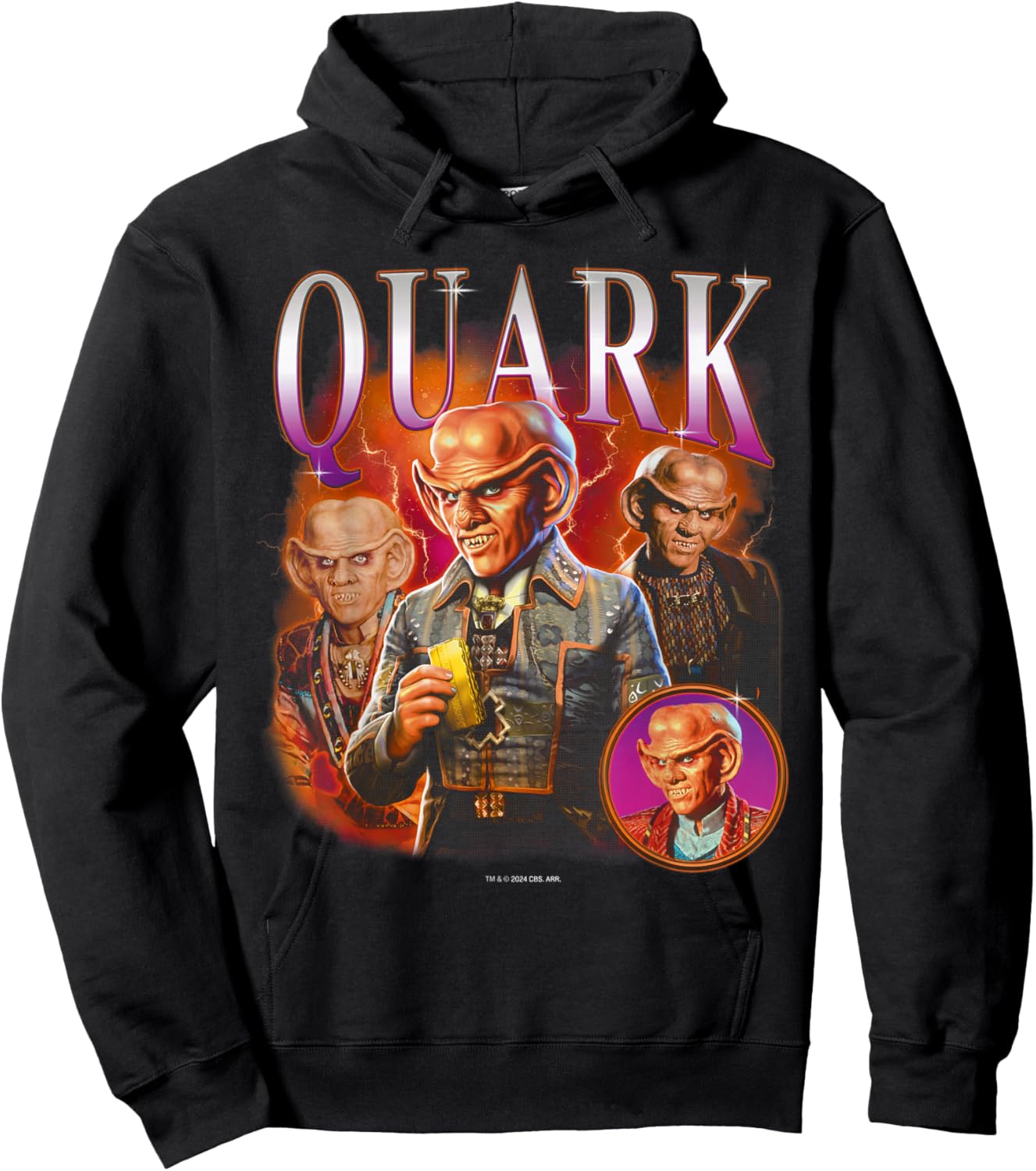 Star Trek : Deep Space Nine Quark Heartthrob , Black, S Hoodie - Hoodie | Black