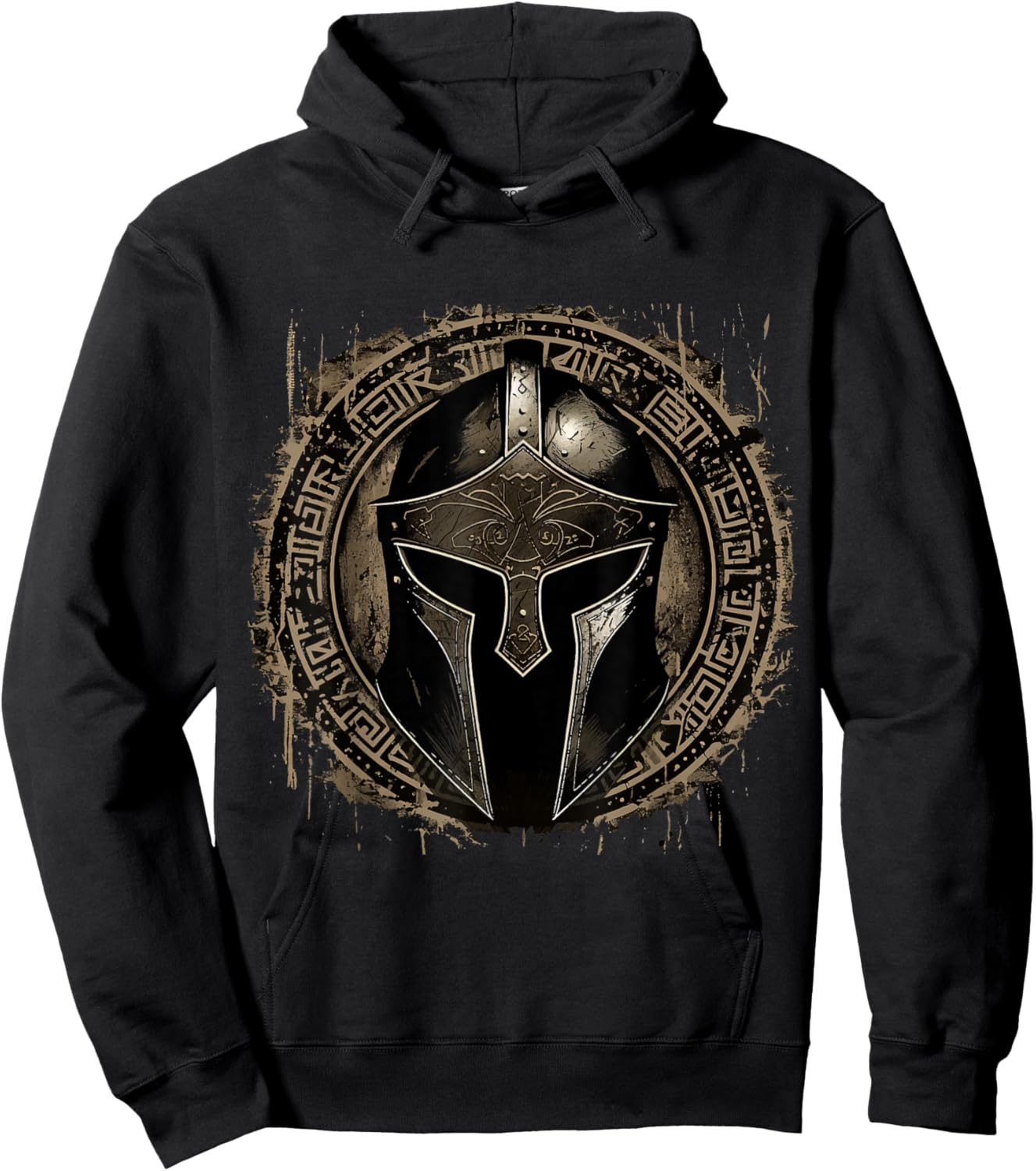 Sparta Spartanischer Kämpfer Helm Leonidas Spartaner Herren Hoodie - Hoodie | Black