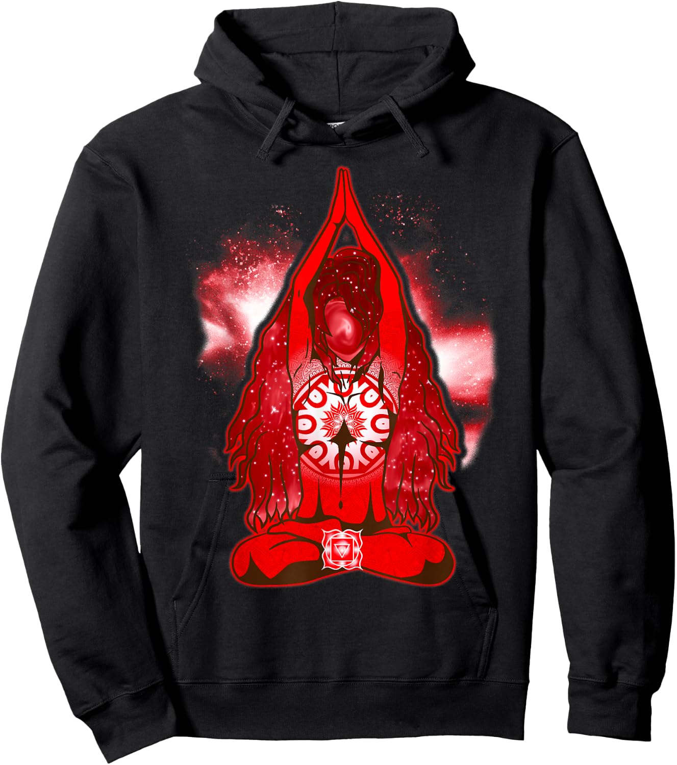 Root Chakras Shirt Yoga T Shirt Root Chakras Shirt Hoodie - Hoodie | Black