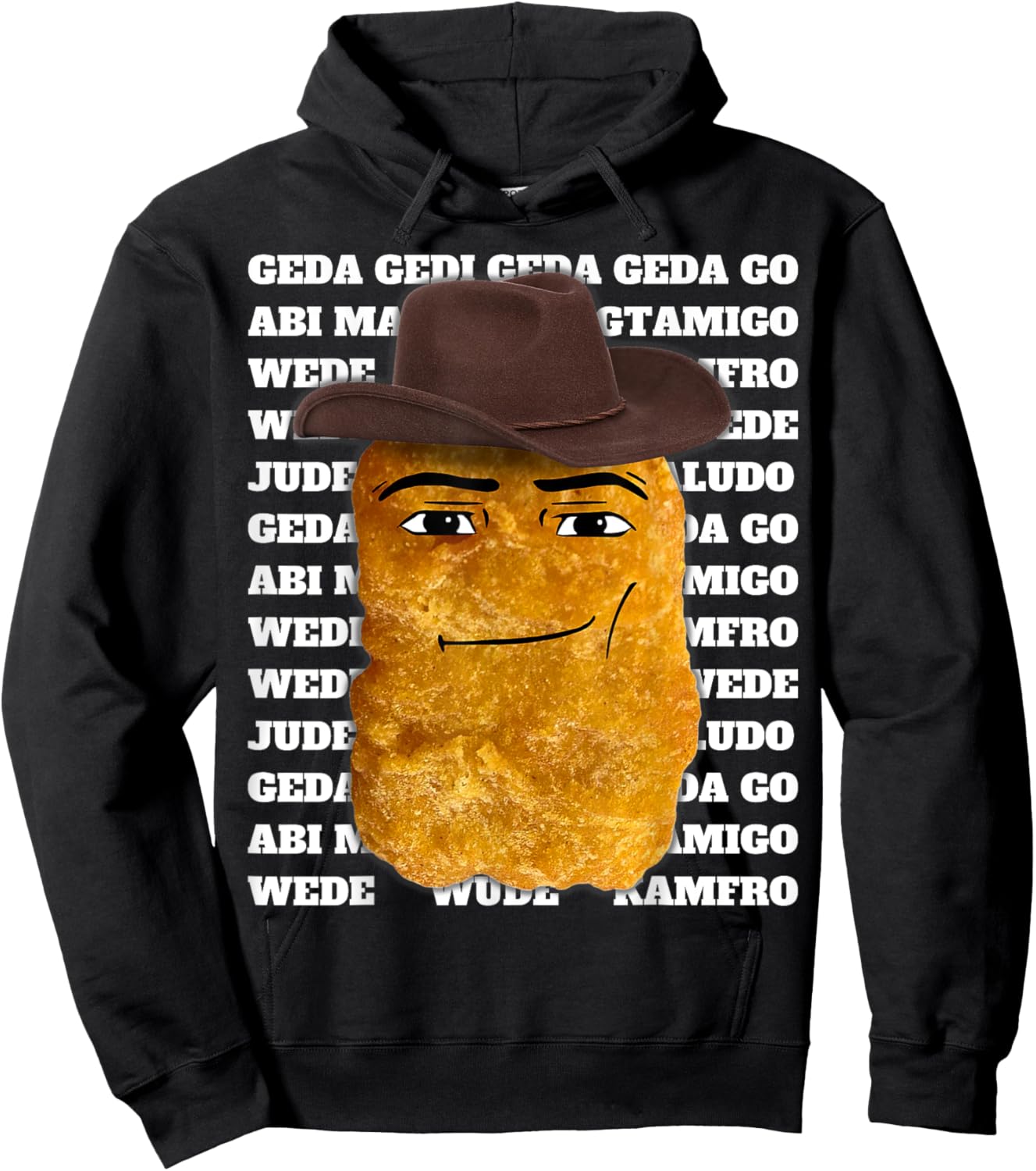 Cowboy Chicken Nugget Hoodie - Hoodie | Black