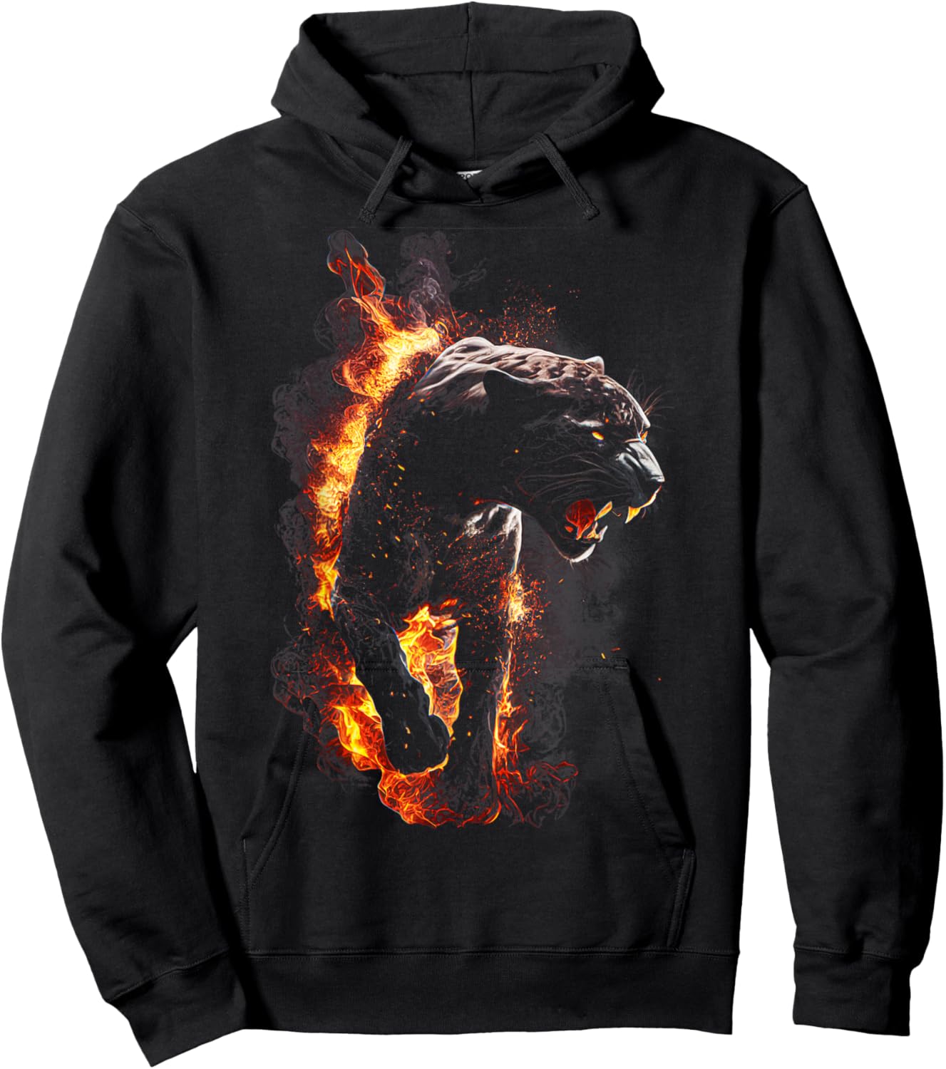 Panther Lover animal Big Cat Panther Animal black Hoodie - Hoodie | Black