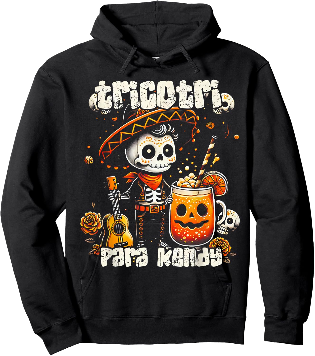 Tricotri Para Kendy Mexicano Halloween Hoodie - Hoodie | Black