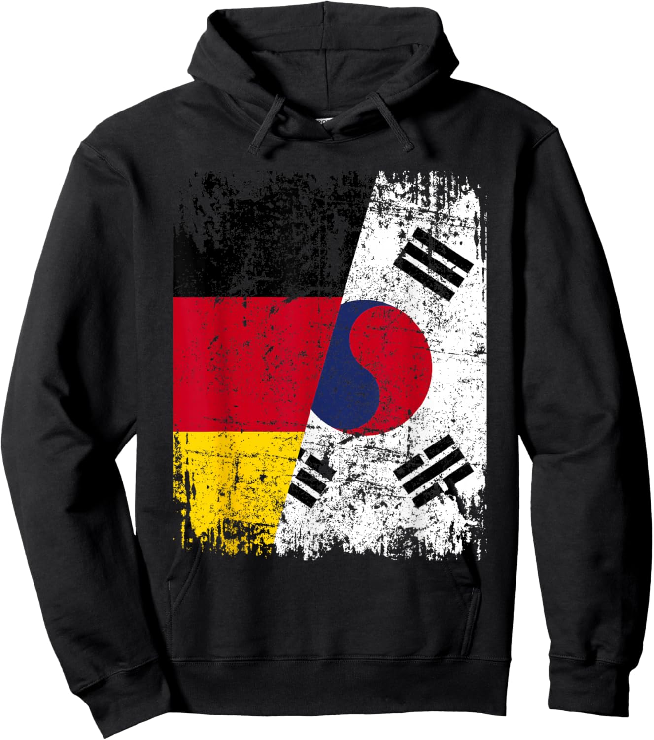 SÜDKOREA DEUTSCHLAND Flagge | Damen Herren Kinder | Südkorea Hoodie - Hoodie | Black