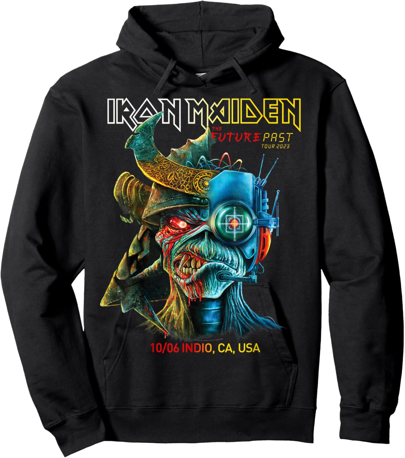 Iron Maiden - Future Past Tour Power Trip Indio Hoodie - Hoodie | Black